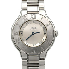 Cartier Must 21LM W10110T2 SS Quartz Watch — Very Good