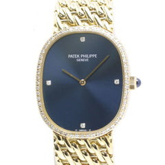 PATEK PHILIPPE Golden Ellipse Diamond 3849 17J Boys' Watch Men's/Women's 18K Yellow Gold 40474 — Very Good