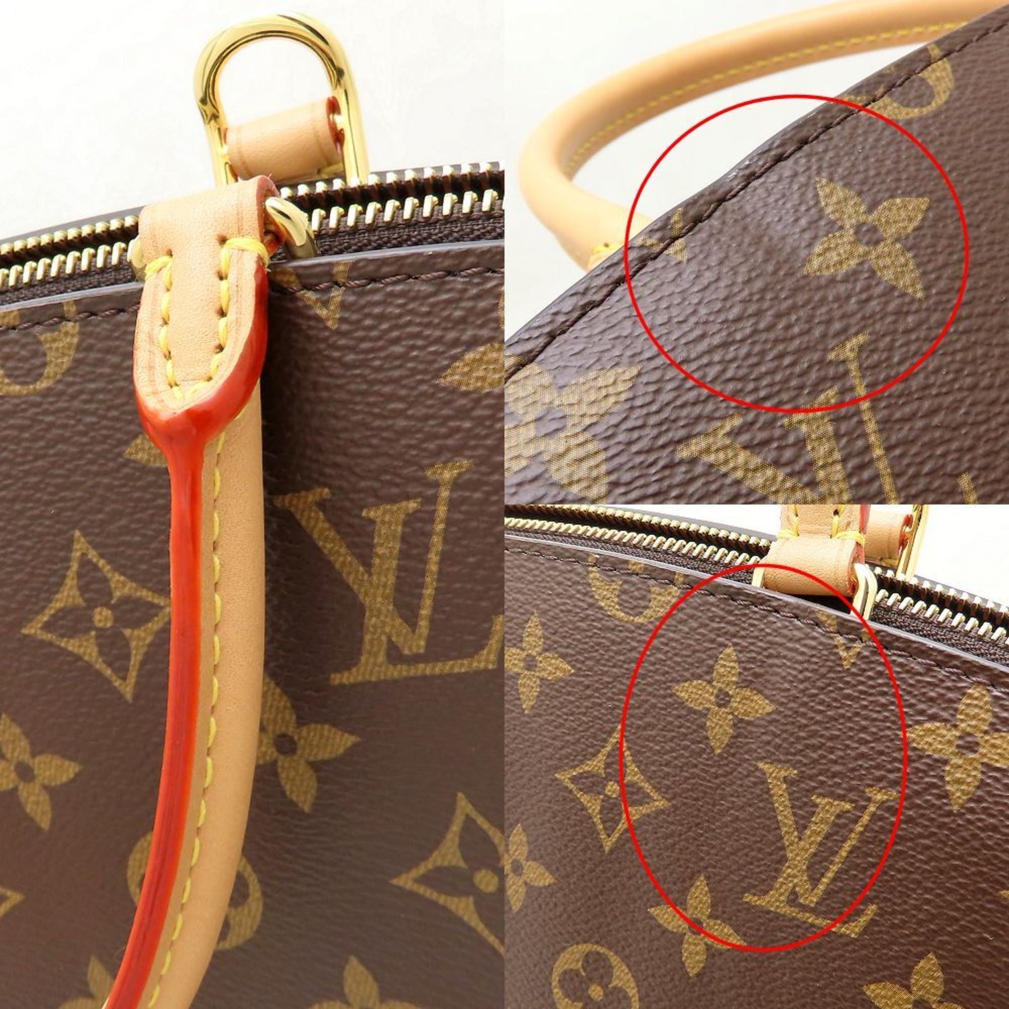 LOUIS VUITTON Louis Vuitton Monogram Grand Palais MM M45898 Handbag Brown 352395 — Like New