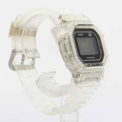 CASIO G-SHOCK DIGITAL 5000 SERIES 40th Anniversary CLEAR REMIX DW-5040RX-7JR Black Clear Stainless Steel/Resin Men's Digital Watch — Like New