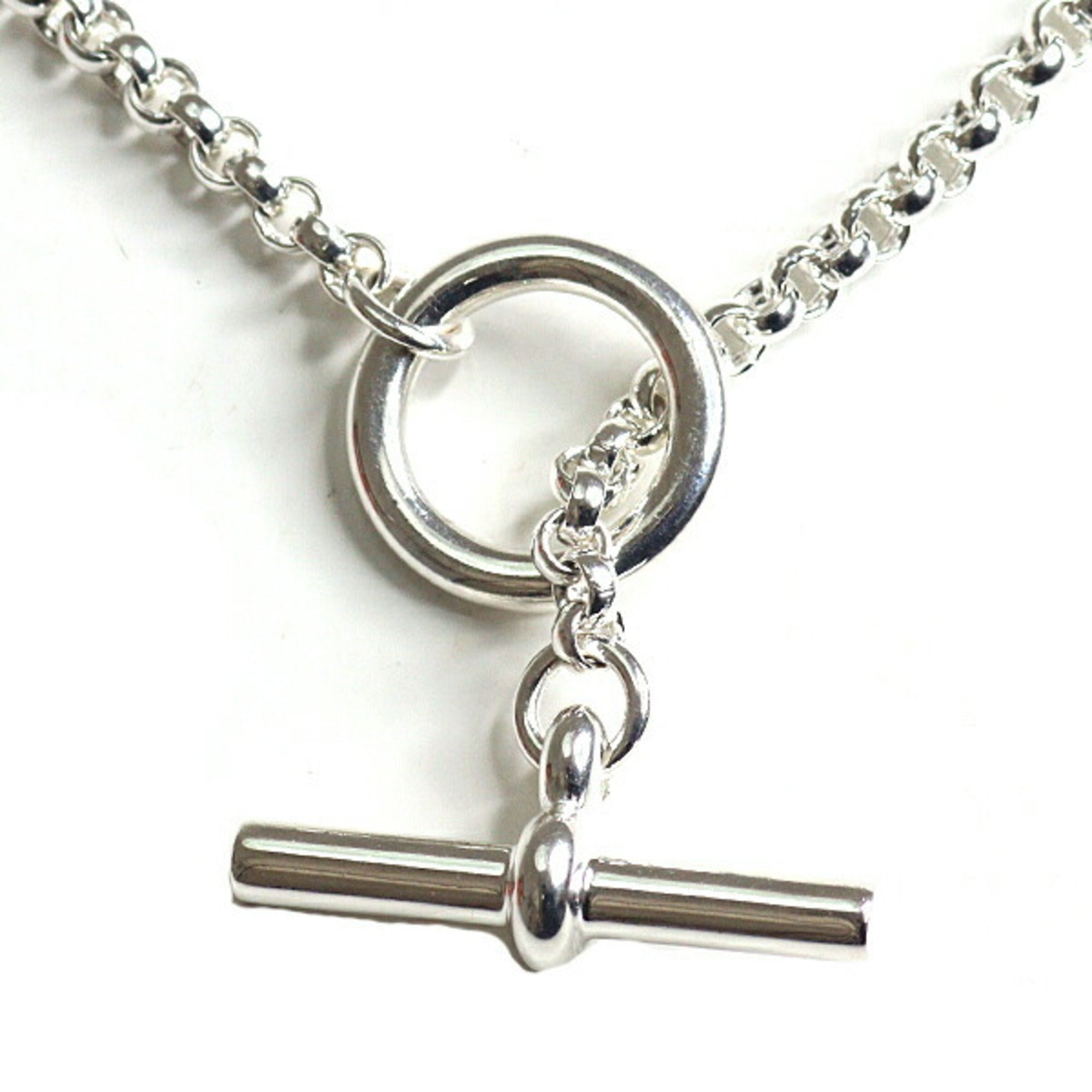 Hermes Chaine d'ancre Alea II GM pendant, silver (Ag925), unused — New