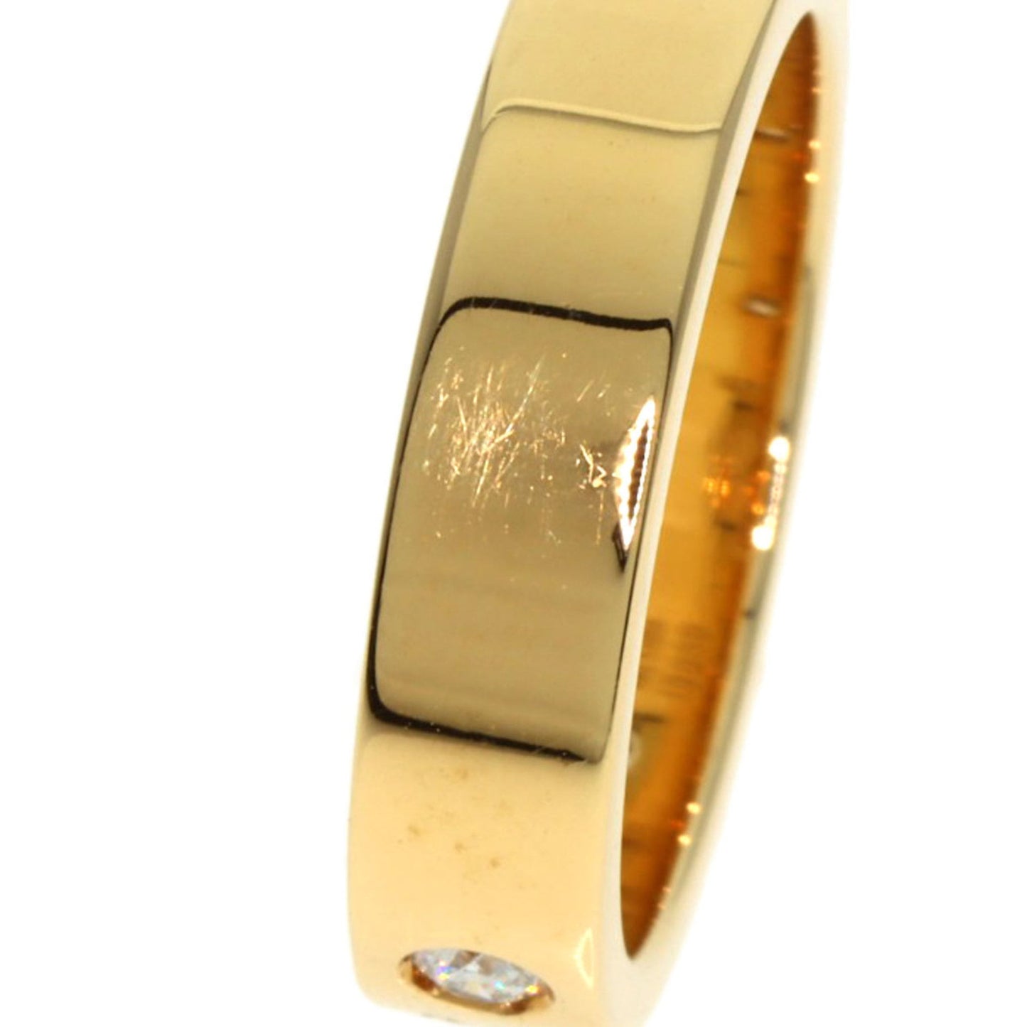 Gucci Icon Print 2-Piece Diamond #5 Ring in 18K Yellow Gold for Women