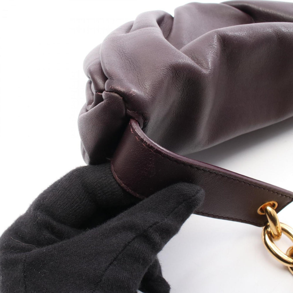 Bottega Veneta The Chain Pouch Waist Bag/Body Bag Leather Women's Bordeaux
