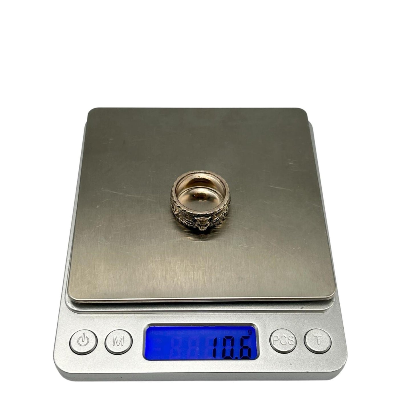 Gucci Cat Head Ring in Silver 925 for Men