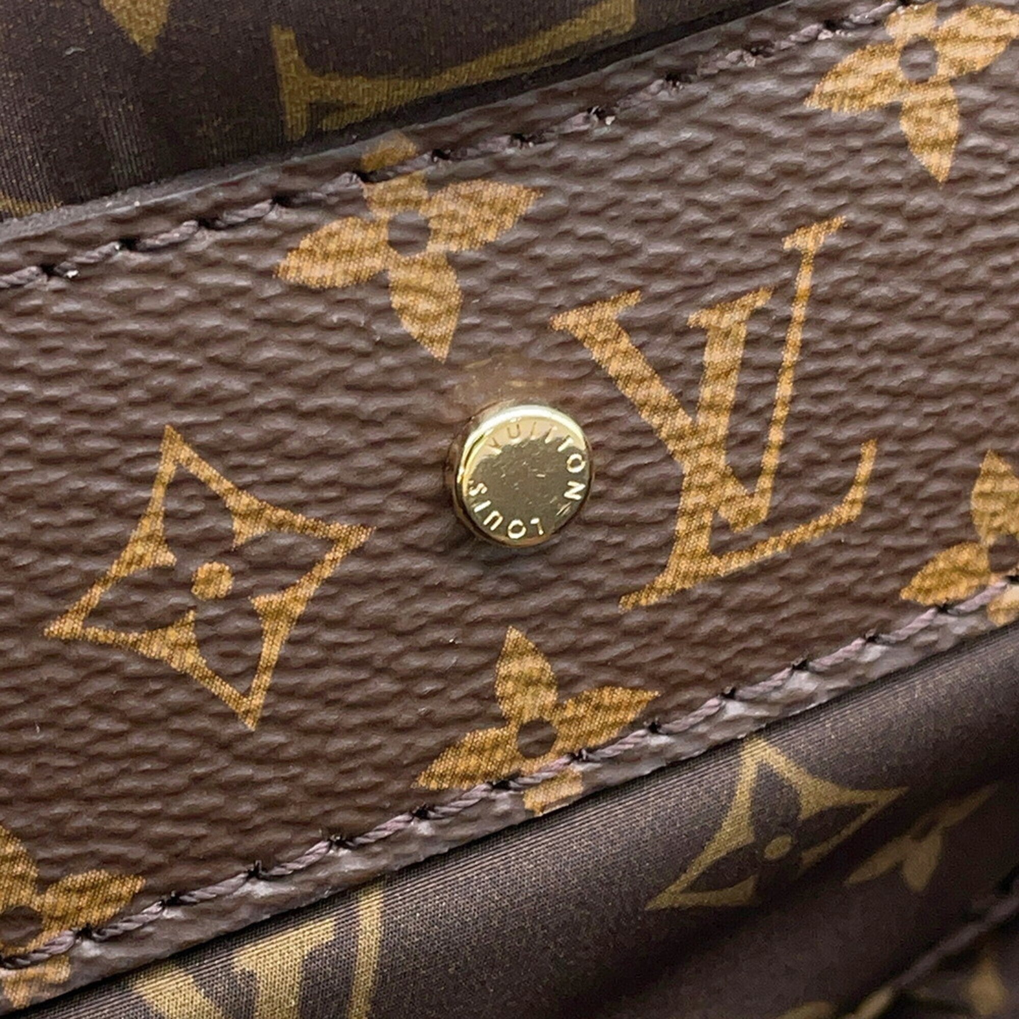 Louis Vuitton Tote Bag, Recycled Nylon, Monogram, OnTheGo GM M59005, Handbag, Black. Vuitton — Like New