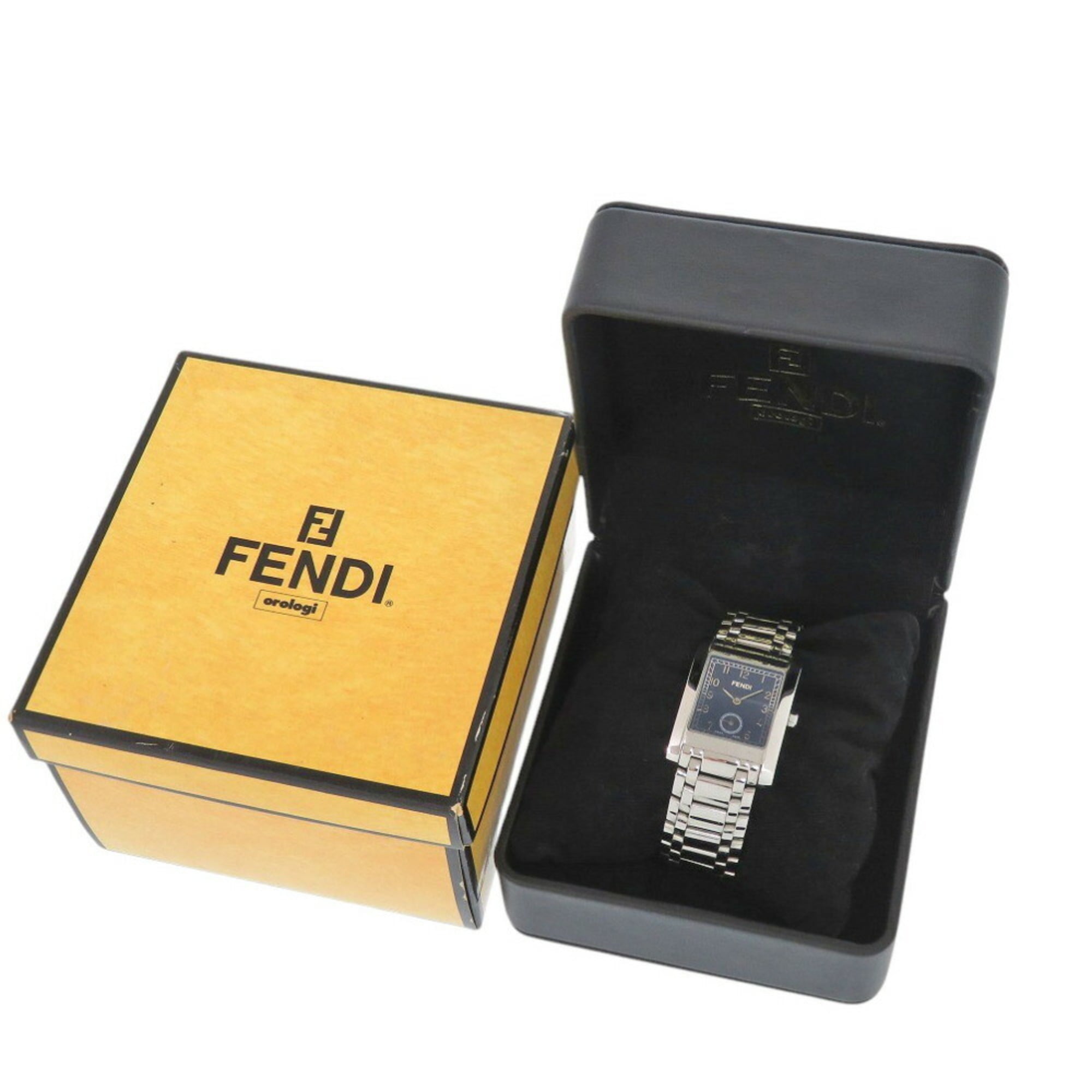 Fendi Classico 7000G Stainless Steel Navy Silver Quartz Watch 1914FENDI — Good