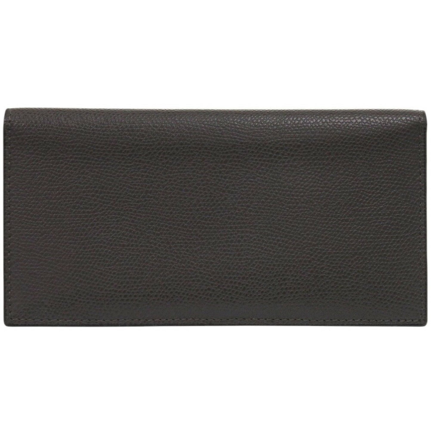 Valextra Black Leather Long Wallet 0594Valextra