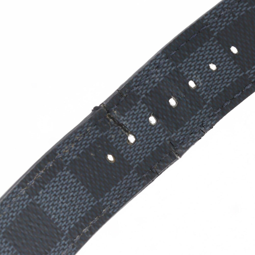 Louis Vuitton Tambour Damier Graphite QA073 SS Quartz Watch — Good