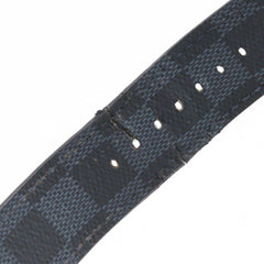 Louis Vuitton Tambour Damier Graphite QA073 SS Quartz Watch — Good