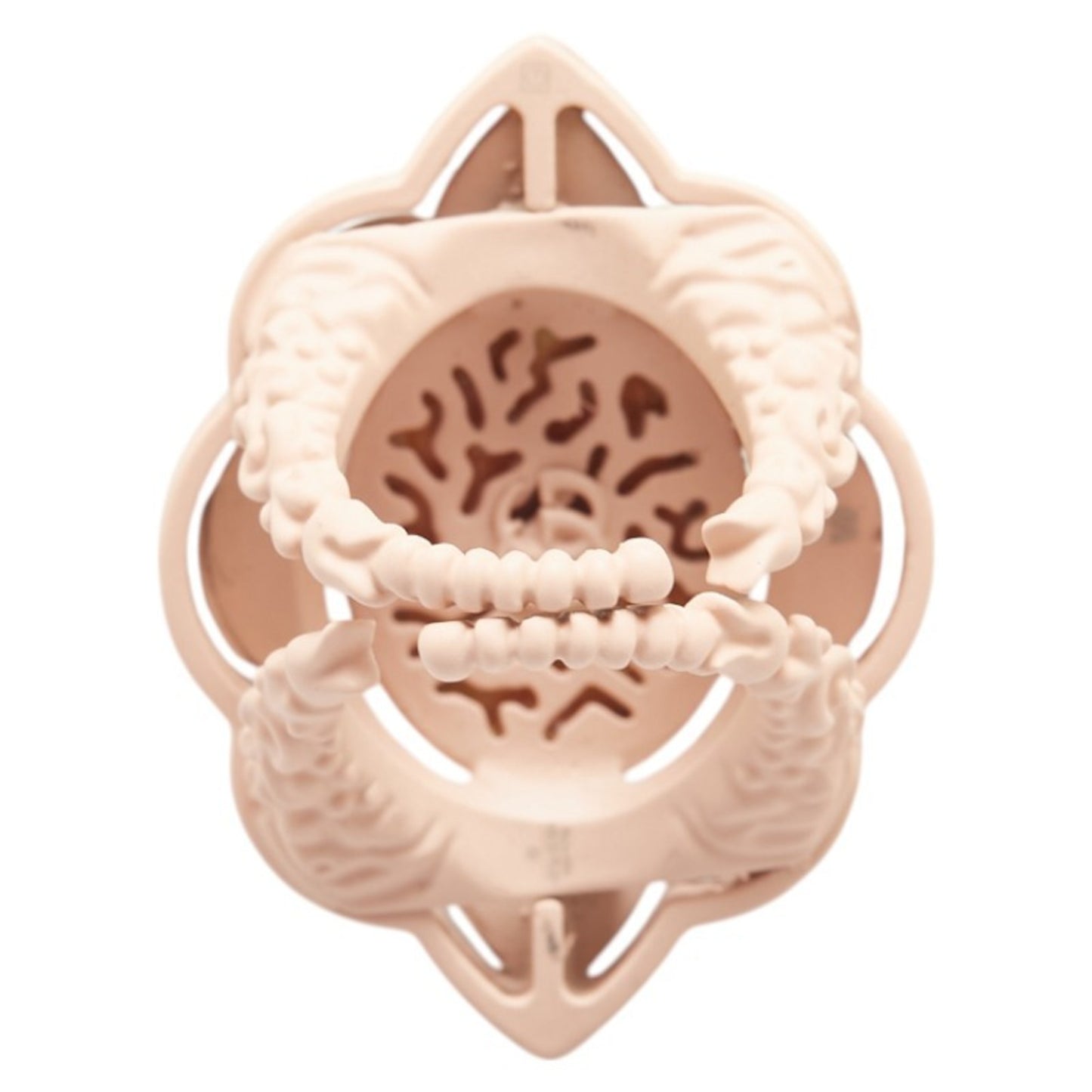 Gucci Stud Ring 2-piece set Pink Plastic Faux Pearl Velvet Women's GUCCI