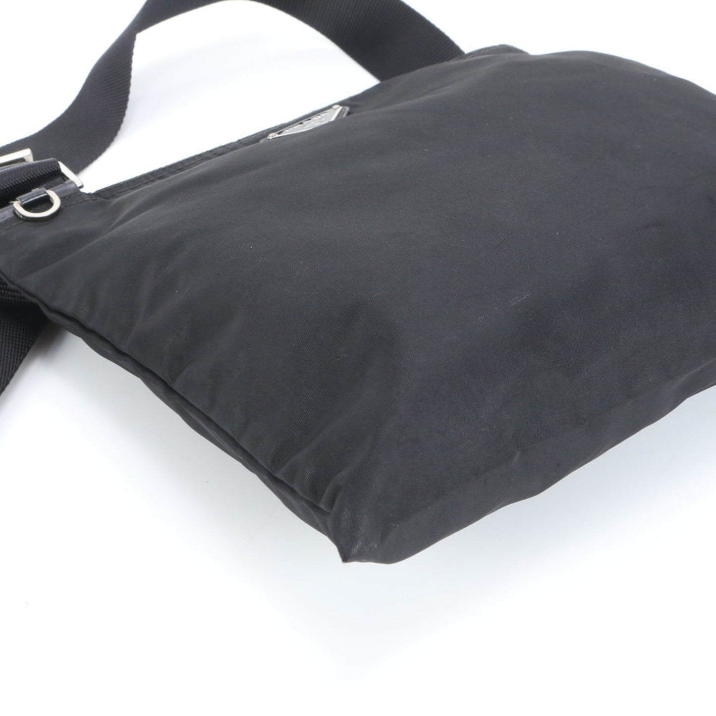 Prada Tessuto Nylon Triangle Logo Shoulder Bag Messenger for Men