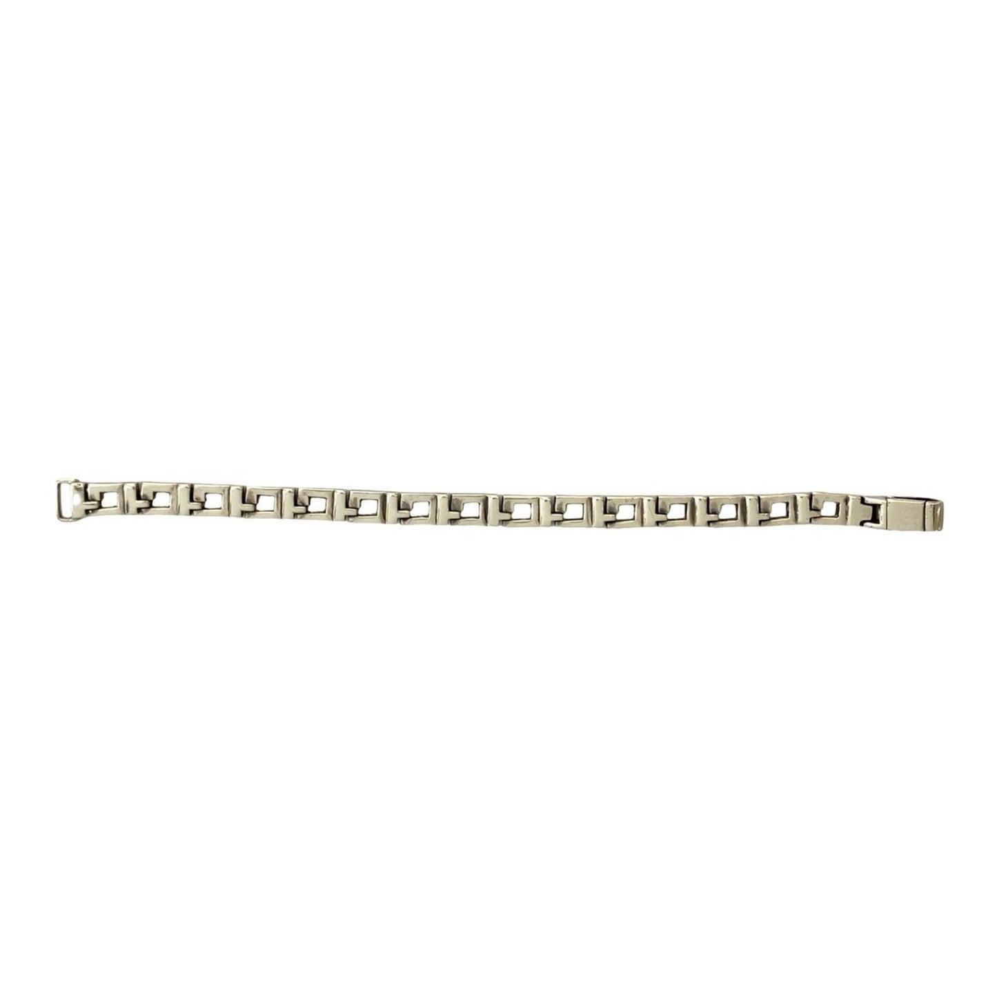 GUCCI Square G Bracelet, 925 Sterling Silver, Women's, 19488