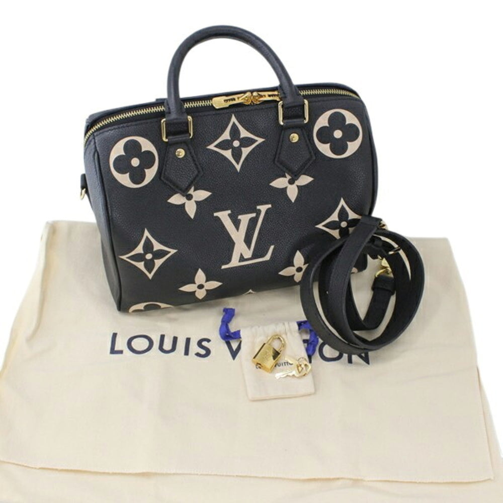 Louis Vuitton Speedy Bandoulière 25 Monogram Empreinte Leather M58947 Men's/Women's T6192 — Like New