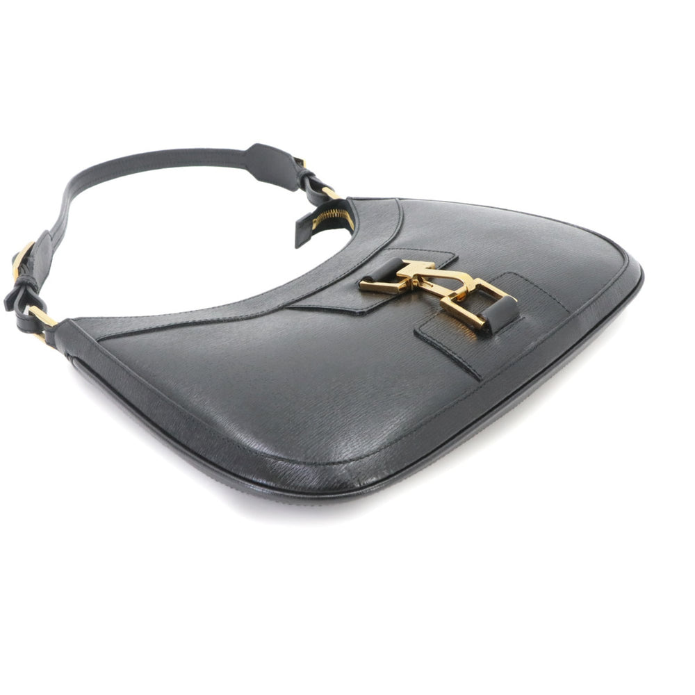 Gucci Shoulder Handbag, Leather, Black, 0014128, Gold Hardware — New - Store Return