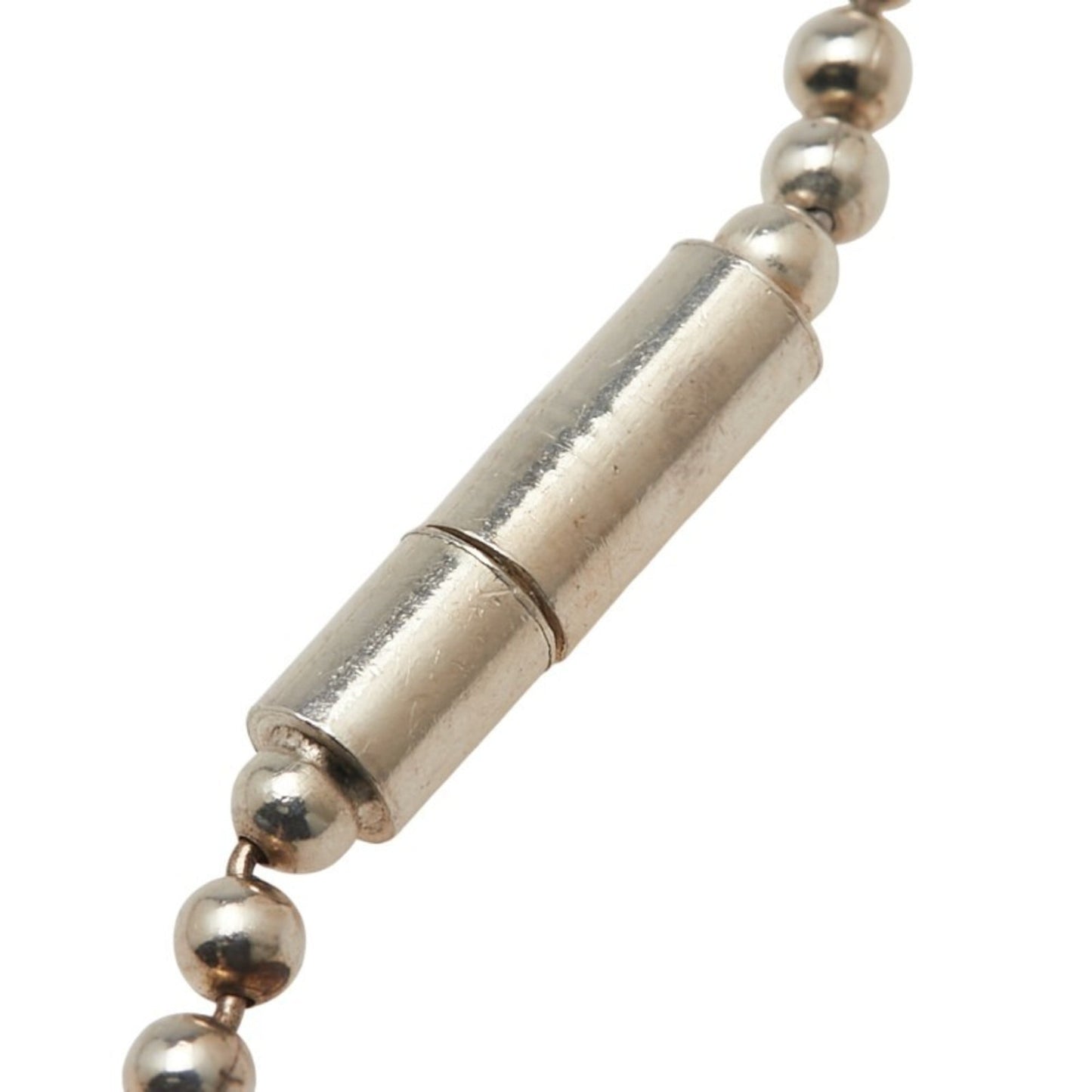 Gucci Dog Tag ID Necklace with Ball Chain, SV925 Silver, Women's