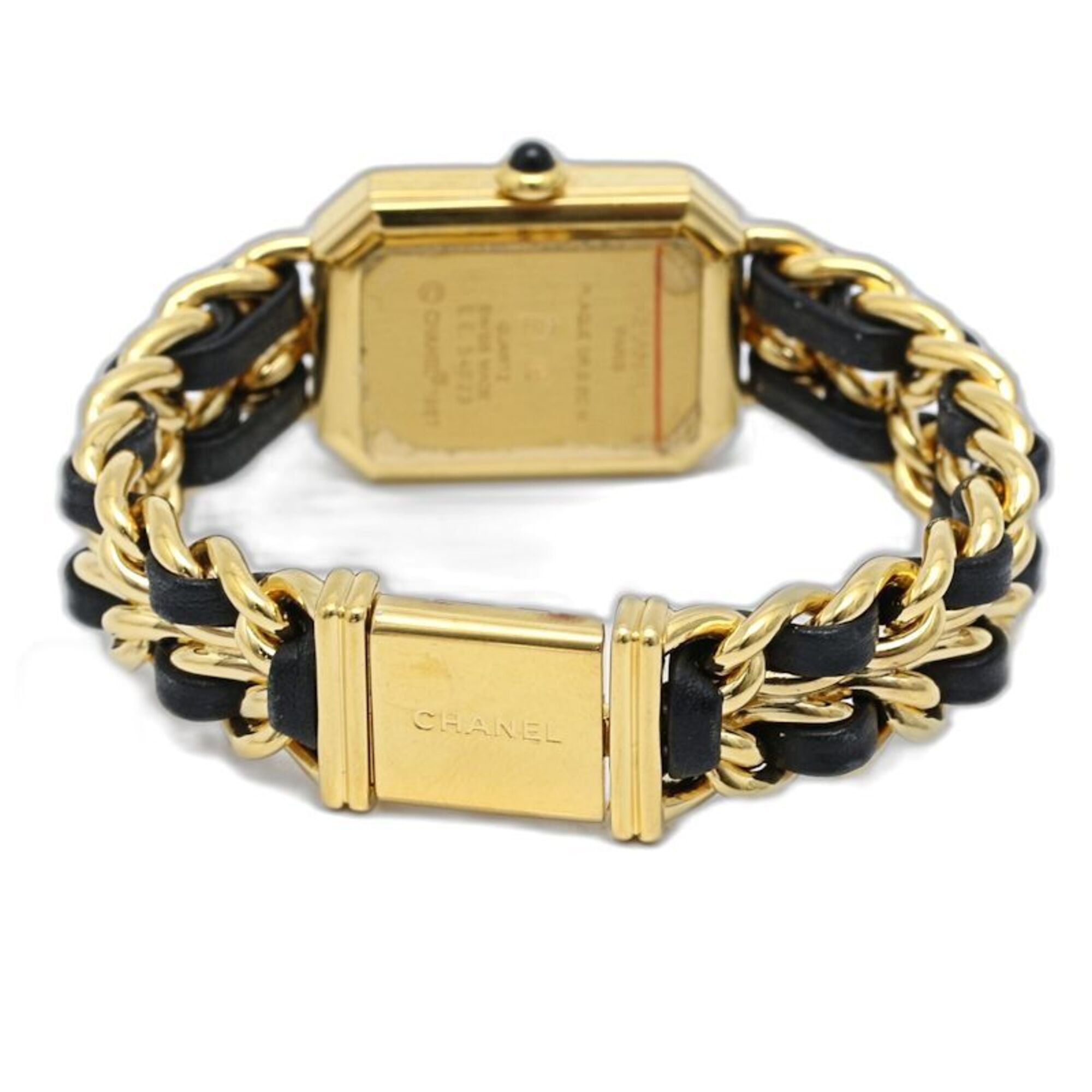 CHANEL Premiere S size H0001 483011001 Women's Watch GP (Gold Plated) x Leather 130517 — Good