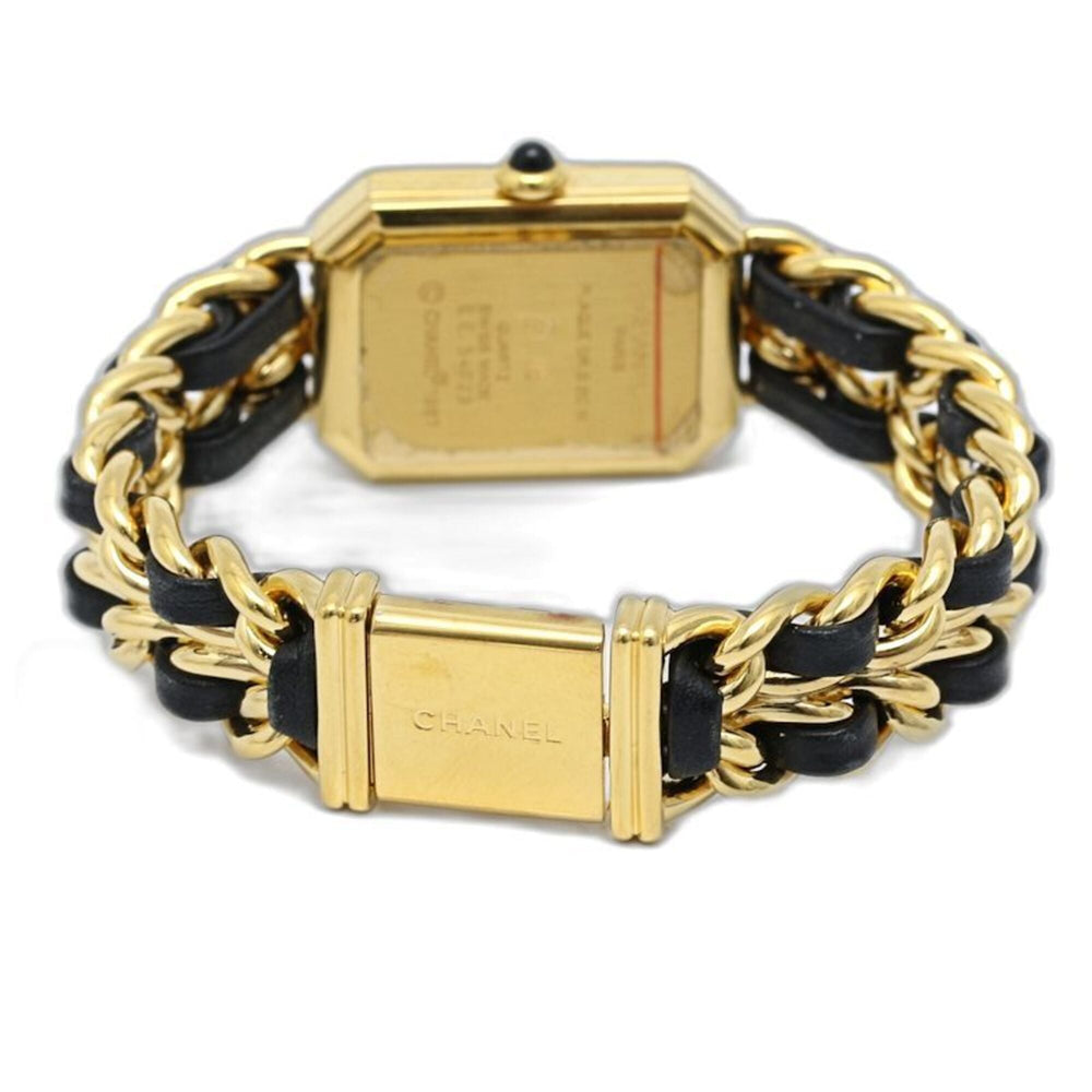 CHANEL Premiere S size H0001 483011001 Women's Watch GP (Gold Plated) x Leather 130517 — Good