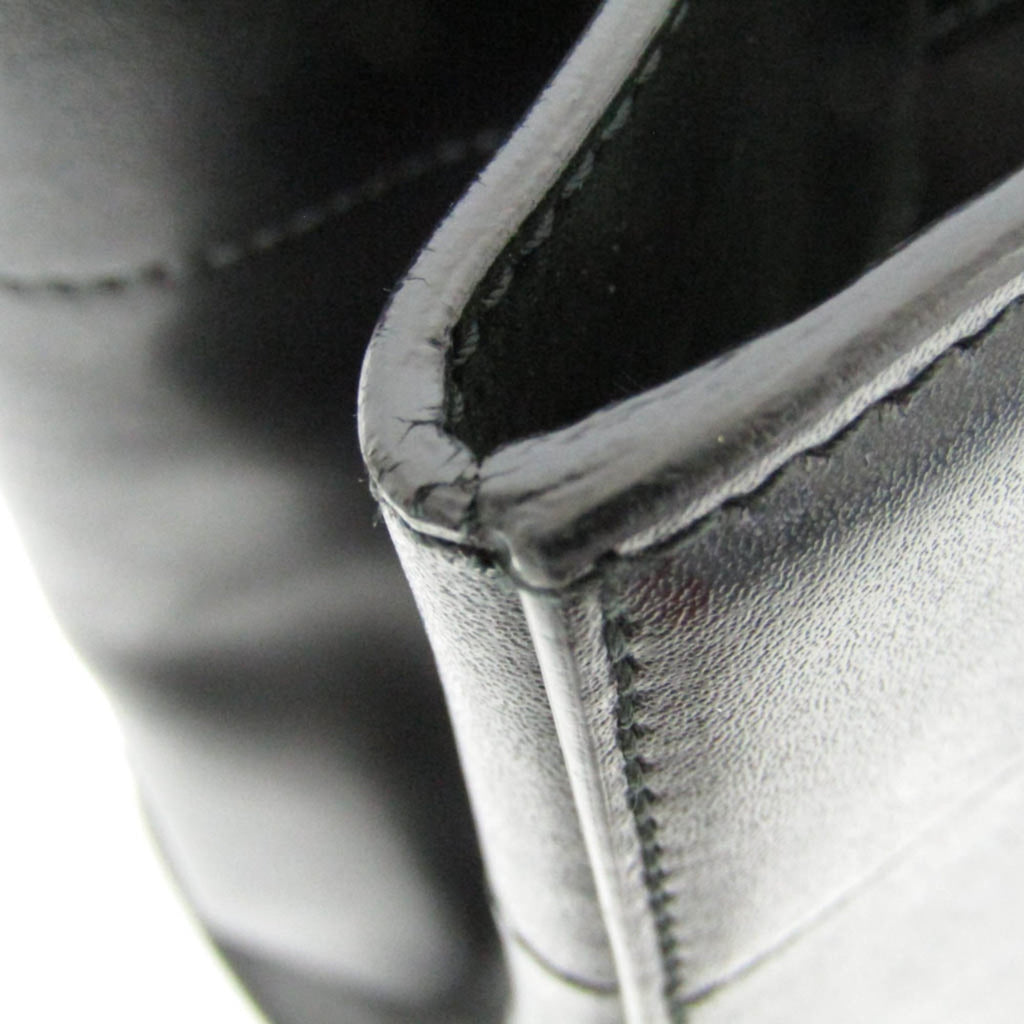 Salvatore Ferragamo Vara EZ-21 H500 Women's Leather Tote Bag Black