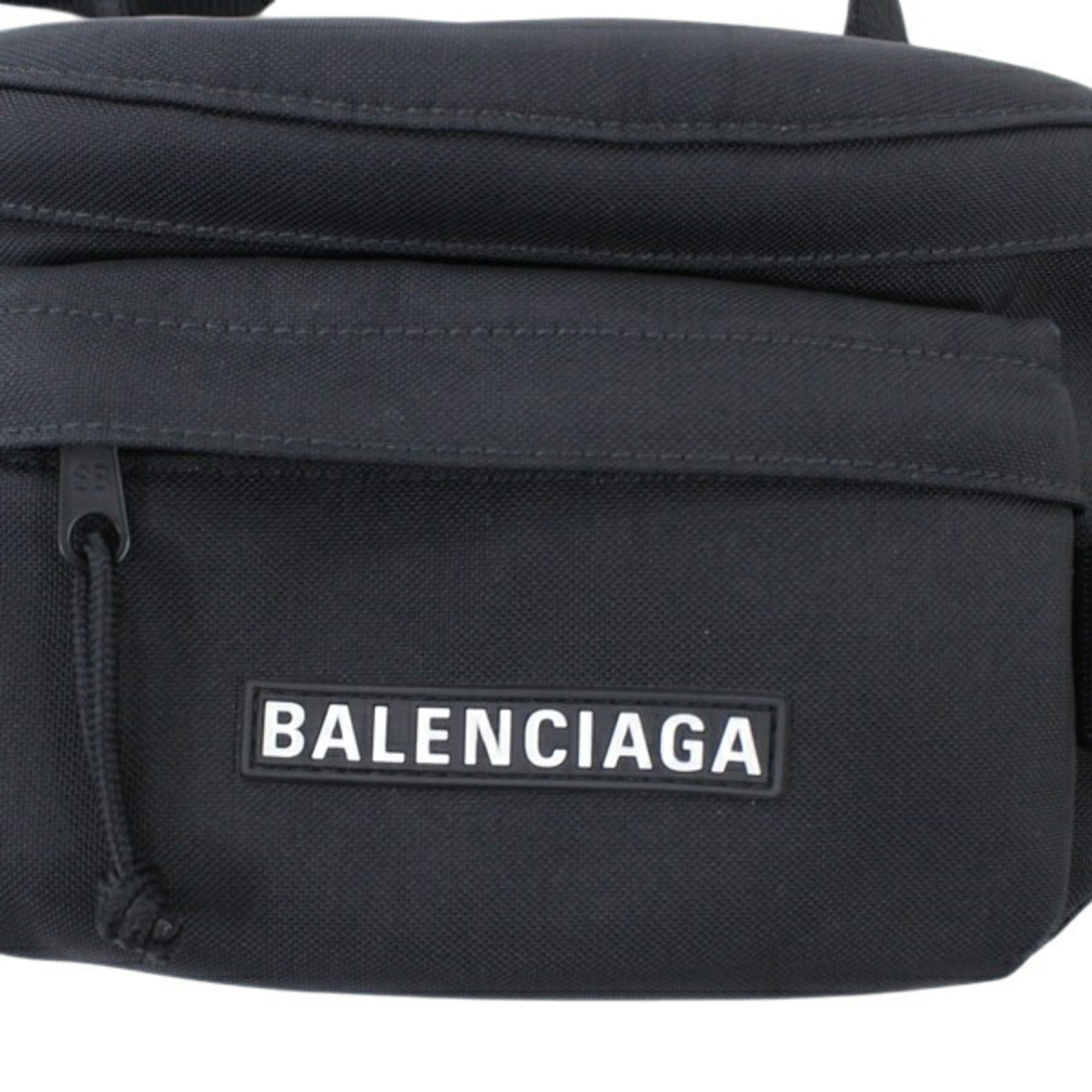 Balenciaga Body Bag Waist SKIWEAR Black Nylon Men's 770881 BALENCIAGA KM3048 — Like New