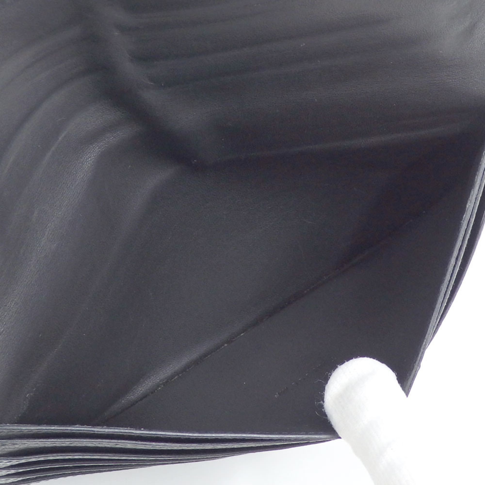 Hermes Hermès Dogon Long Bifold Wallet in Noir Black with Togo T Stamp, Made 2015, Leather, for Men and Women