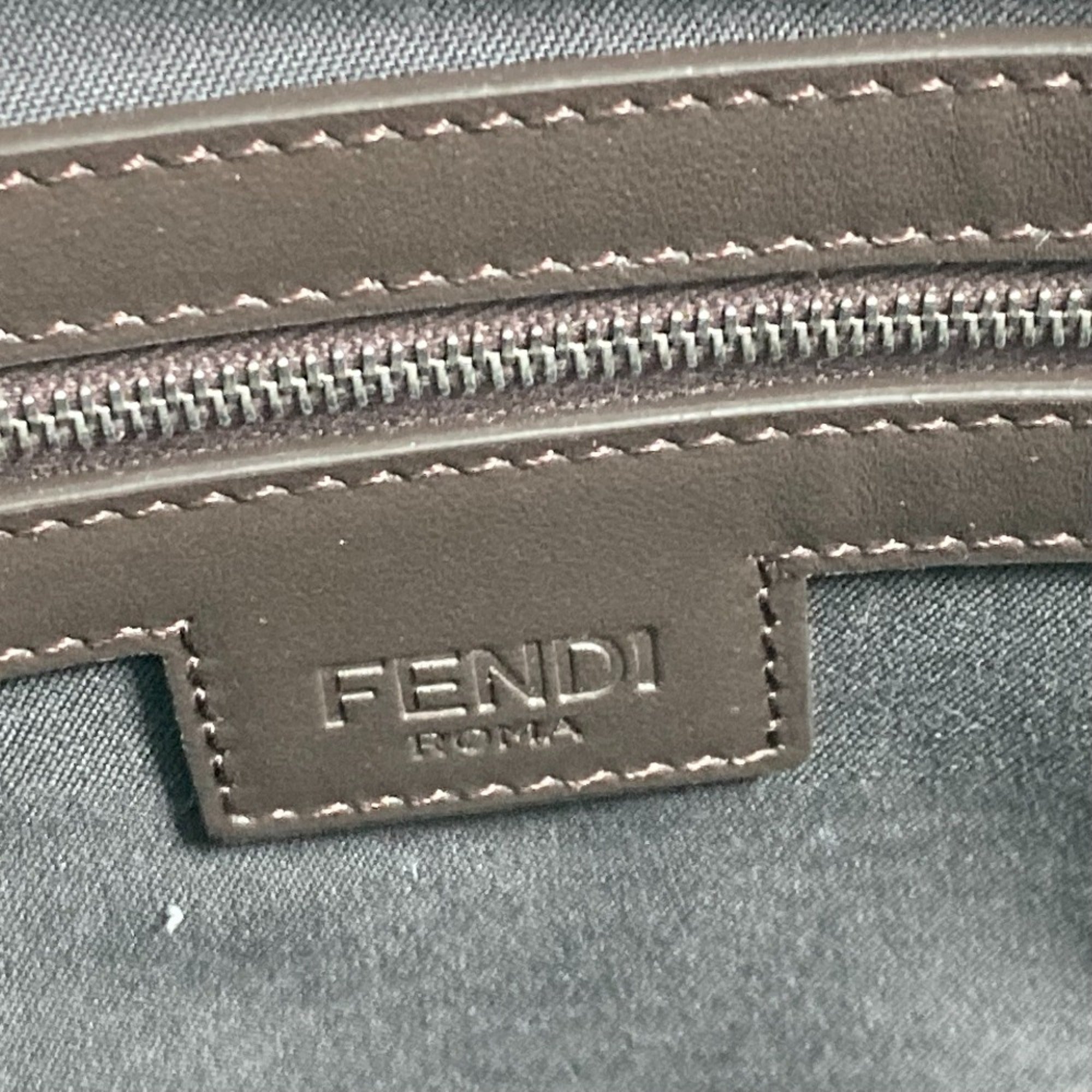 Fendi 7VA390 Crossbody 2WAY Shoulder Bag Hand Bag Tote Bag Brown Black — Like New