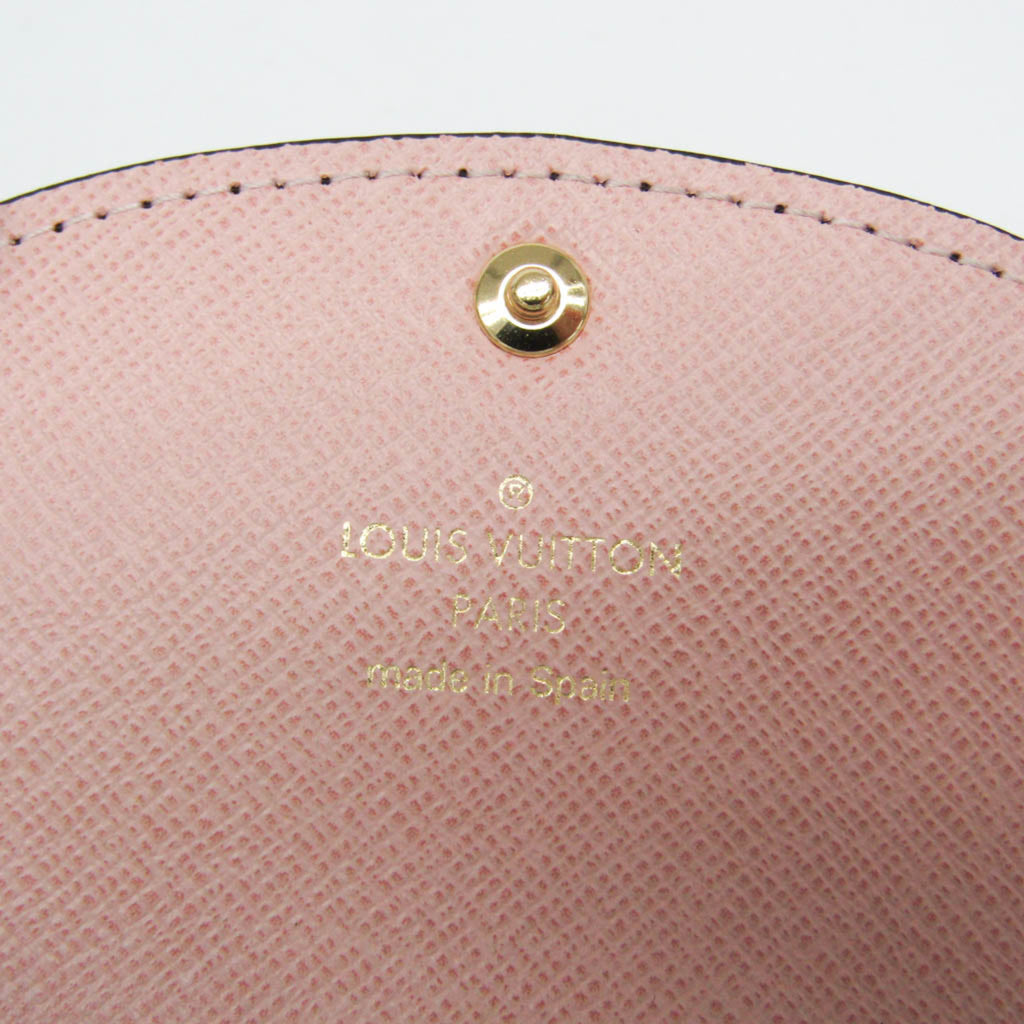 Louis Vuitton Damier Rosalie Coin Purse N64423 Women's Damier Canvas Coin Purse/coin Case Brown,Rose Ballerine