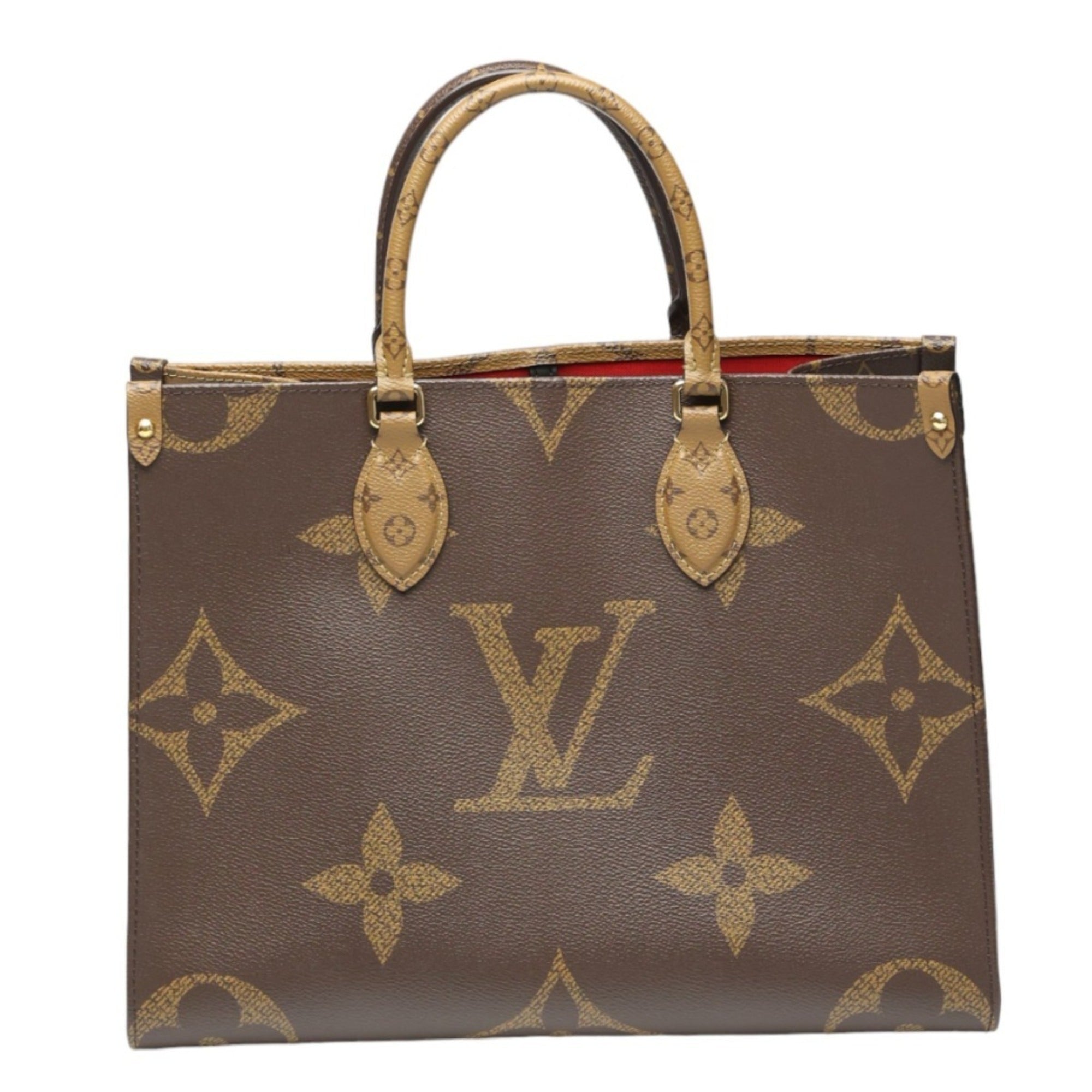 Louis Vuitton LOUIS VUITTON Bag Monogram On the Go MM Canvas M45321 Brown LV — Like New