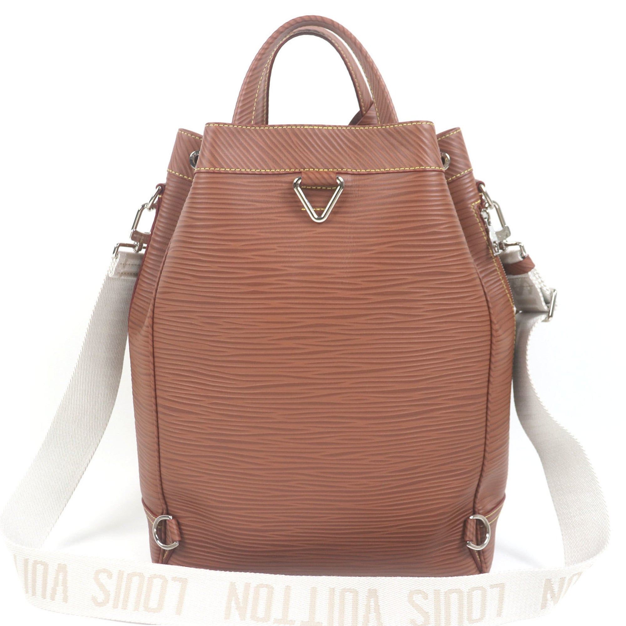 LOUIS VUITTON M23117 Maxi Noe Sling Epi XL 2-Way Leather Shoulder Bag/Handbag Brown Made in France Men's — Like New