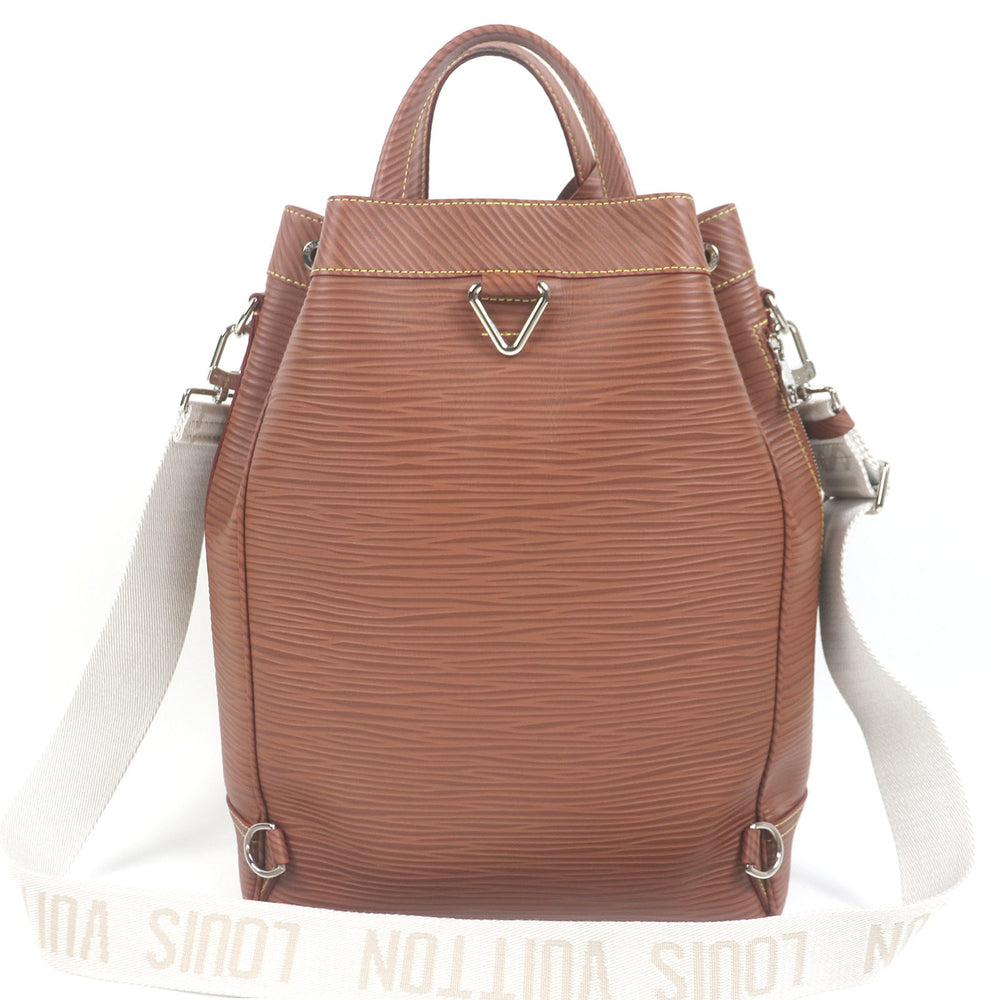 LOUIS VUITTON M23117 Maxi Noe Sling Epi XL 2-Way Leather Shoulder Bag/Handbag Brown Made in France Men's — Like New