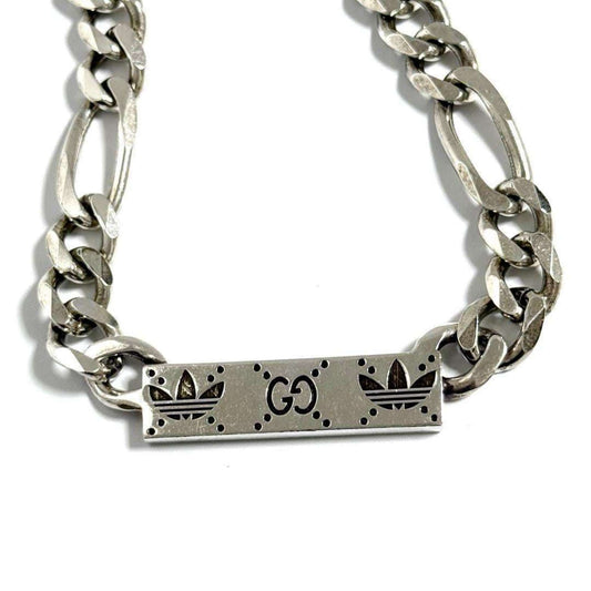 Gucci/Adidas Men's Gourmet Pendant Necklace in Silver