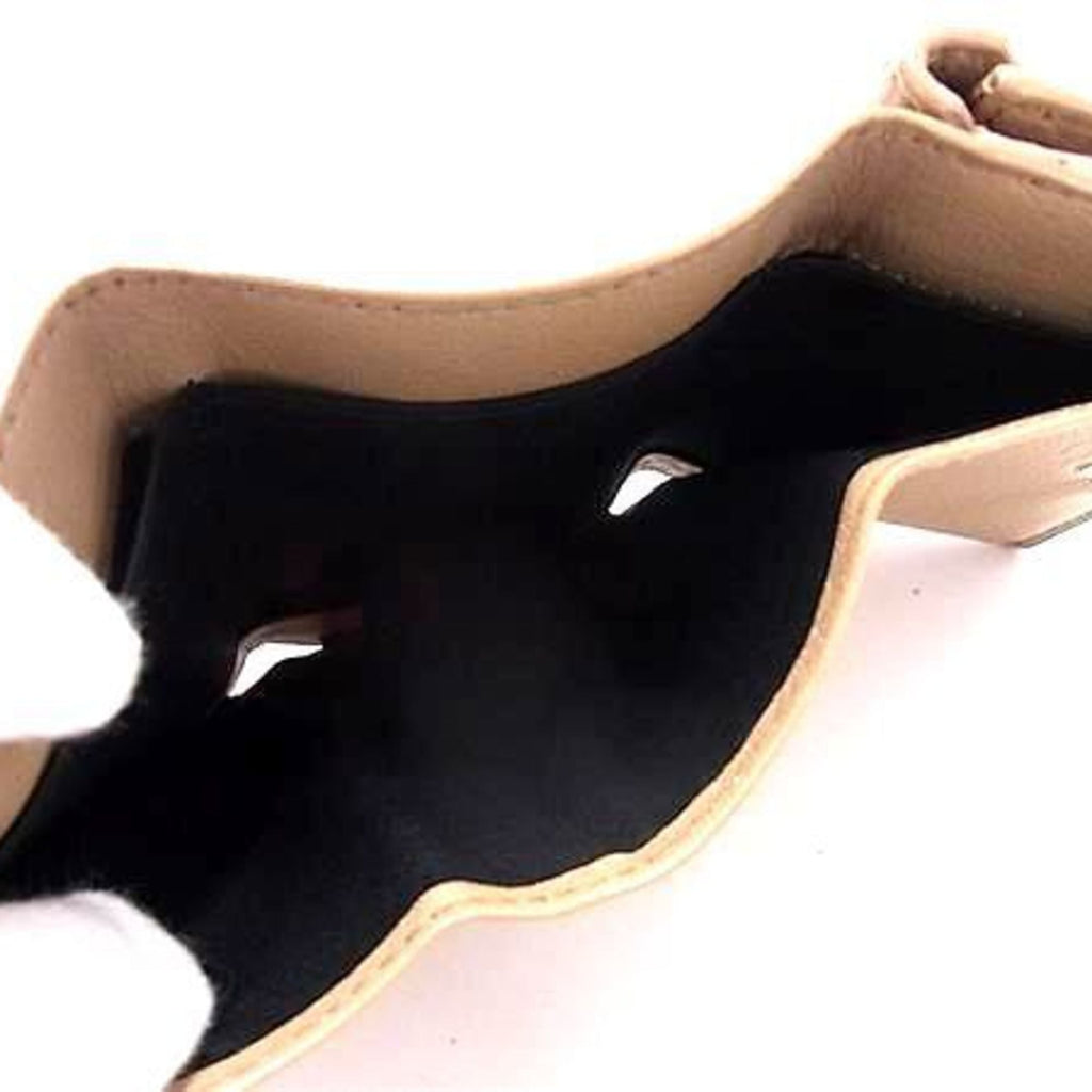 BALENCIAGA Paper Mini Wallet 391446 Beige Leather Women's Trifold