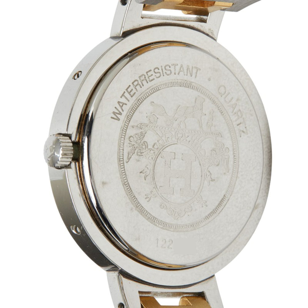 Hermes Clipper Watch CL3.440 Quartz Beige Dial Stainless Steel Men's HERMES — Good