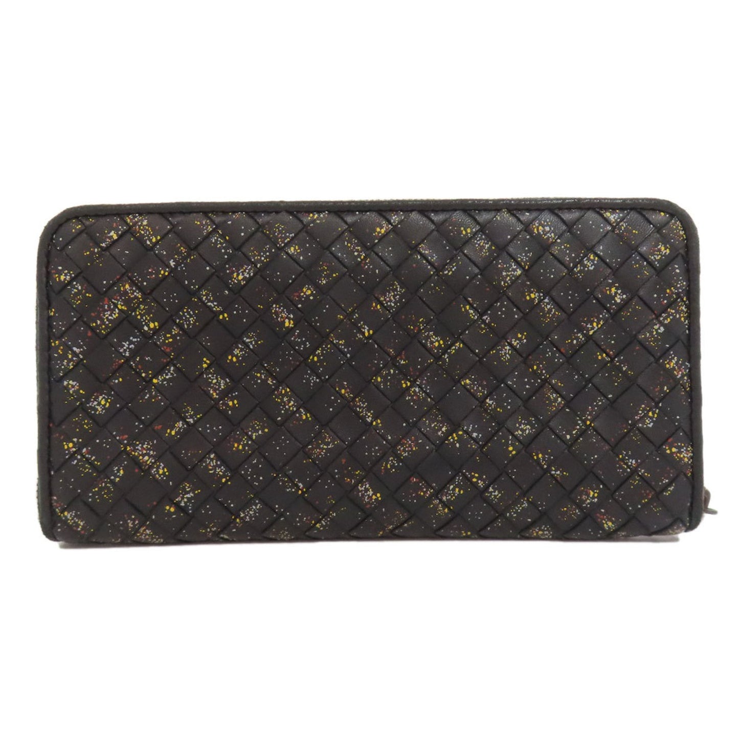 Bottega Veneta Intrecciato Round Zip Long Wallet Calfskin Women's
