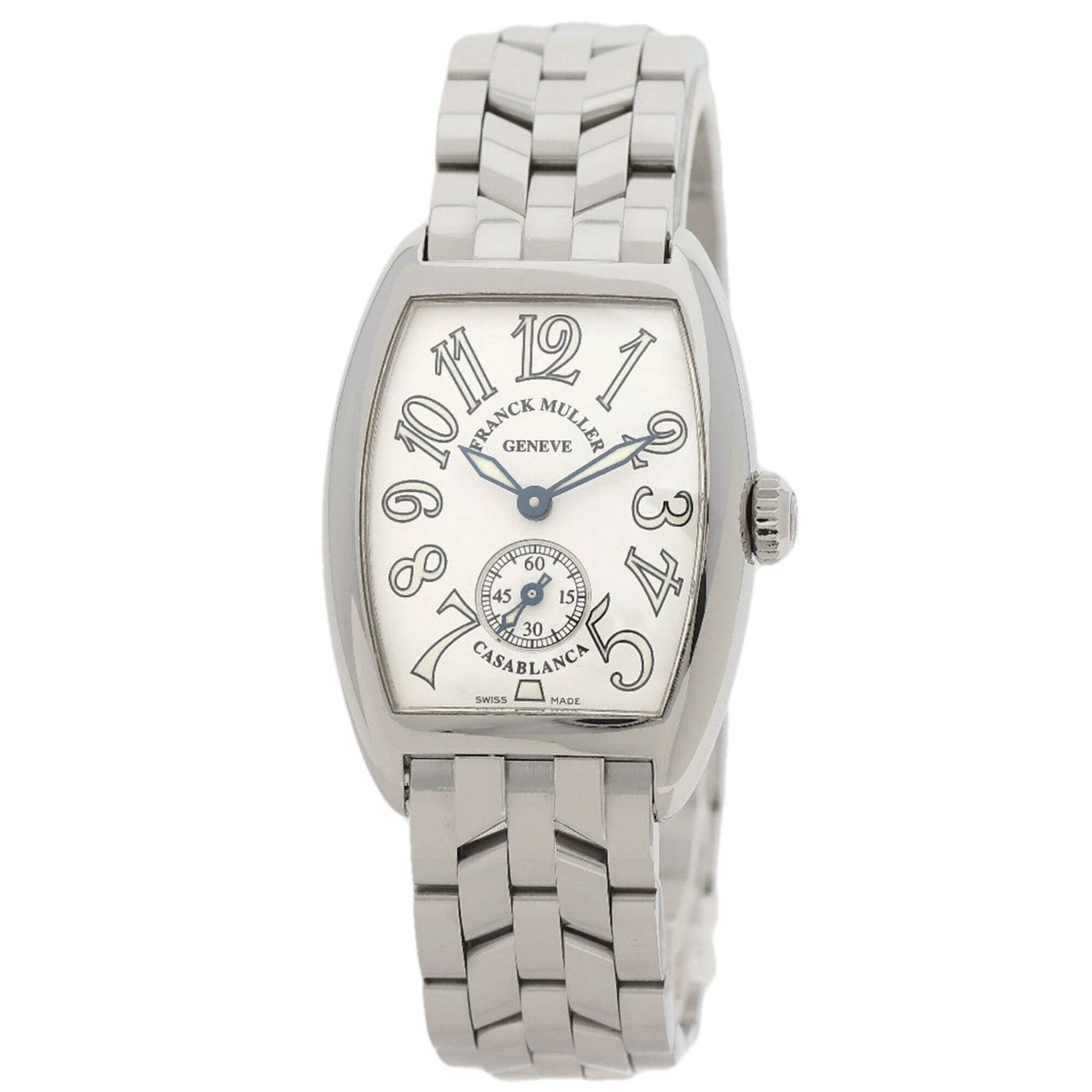 Franck Muller 1750S6 Tonneau Curvex Watch Stainless Steel SS Ladies FRANCK MULLER — Very Good