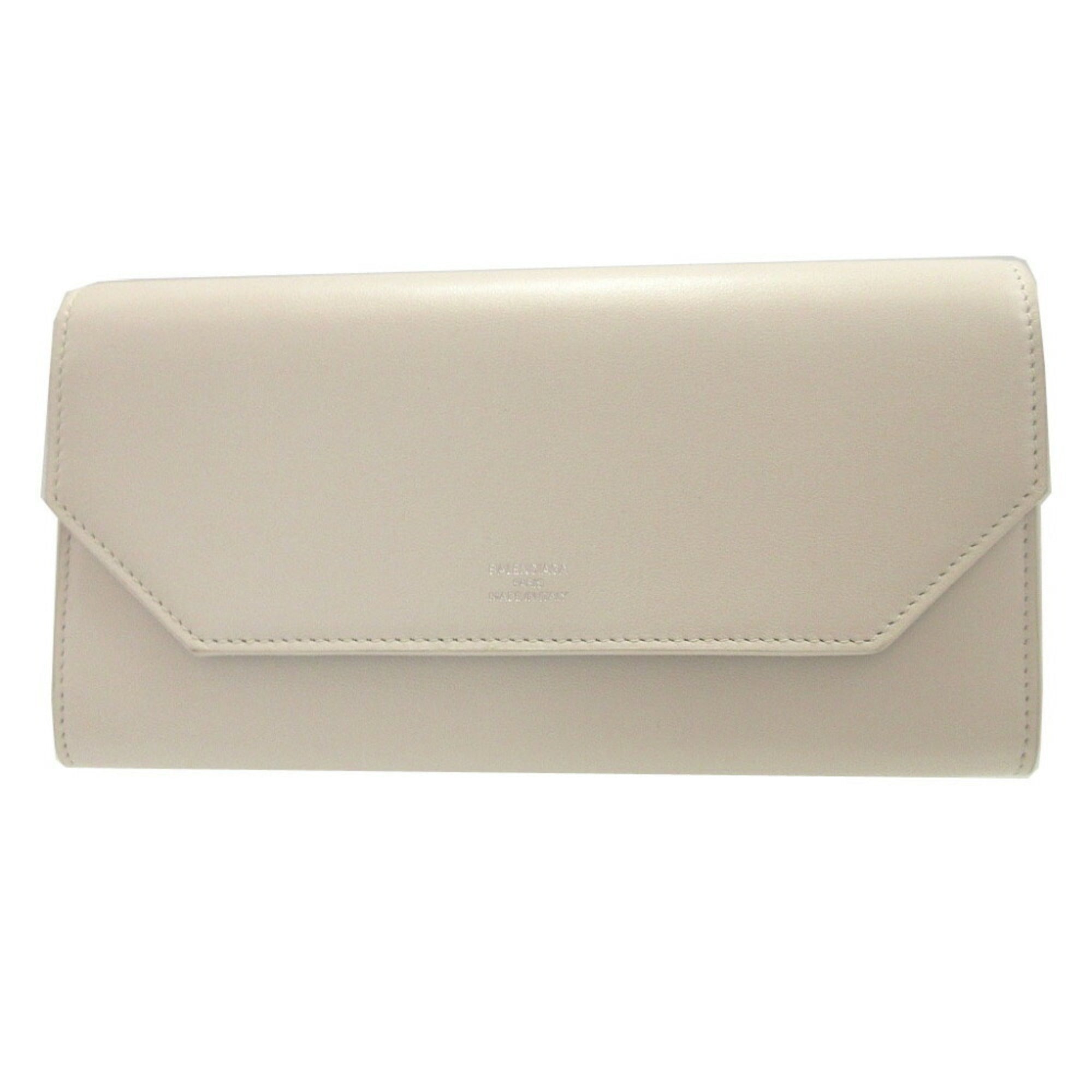 Balenciaga 736732 Women's Leather Coin Purse/coin Case White