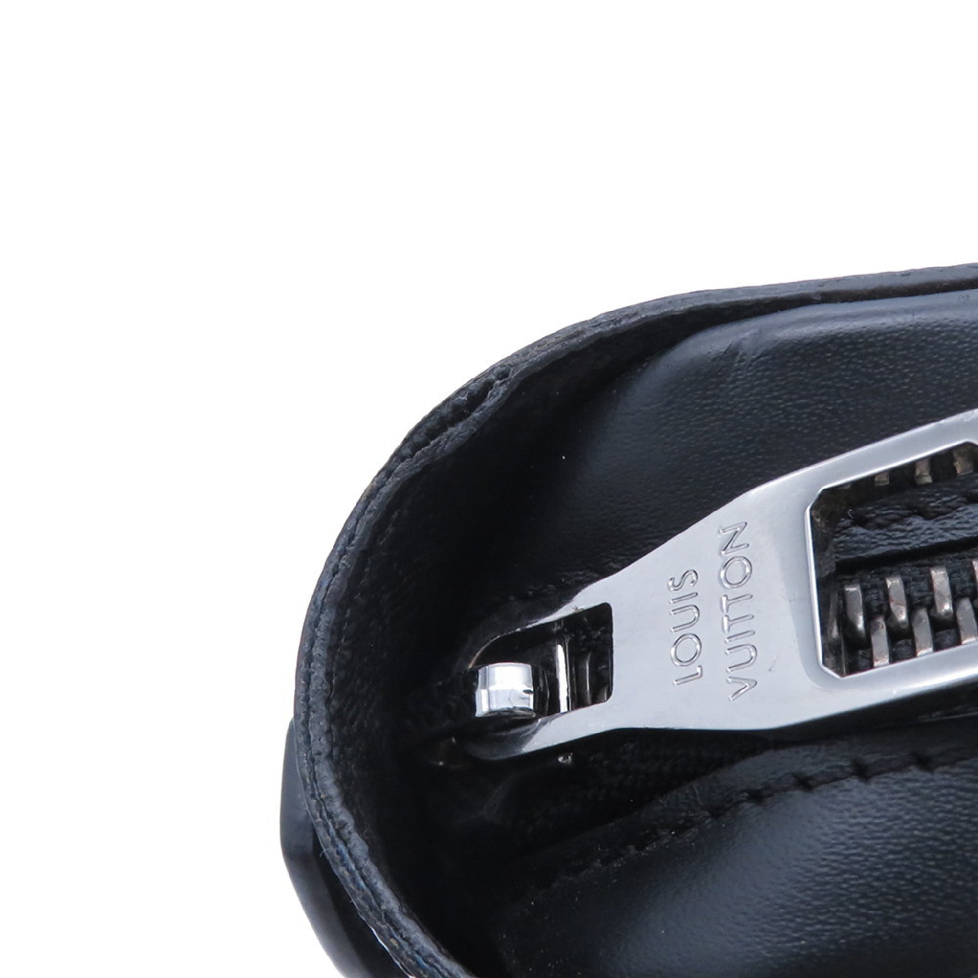 Louis Vuitton Monogram Eclipse Zippy XL Long Wallet M61698 LOUIS VUITTON Black Hardware