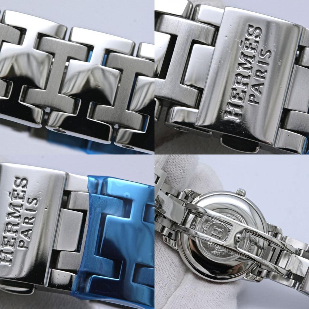 HERMES Clipper Classic CP1.310.220 4966 Boys' Watch Stainless Steel 40519 — Very Good