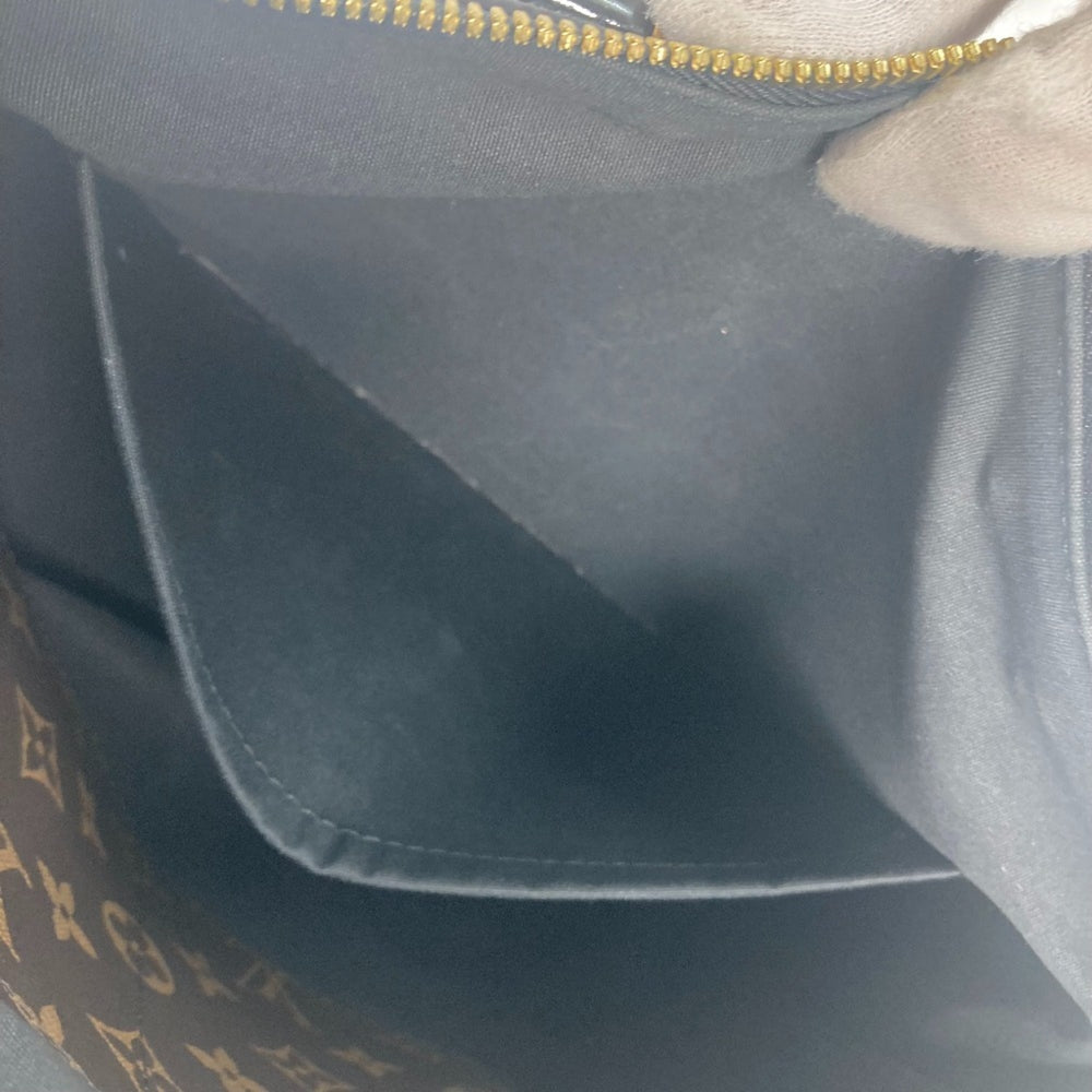 LOUIS VUITTON M54626 Vernis Tote Miroir 2-Way Bag, Shoulder Handbag, Patent Leather/Monogram Canvas, Women's, Noir Black — Like New