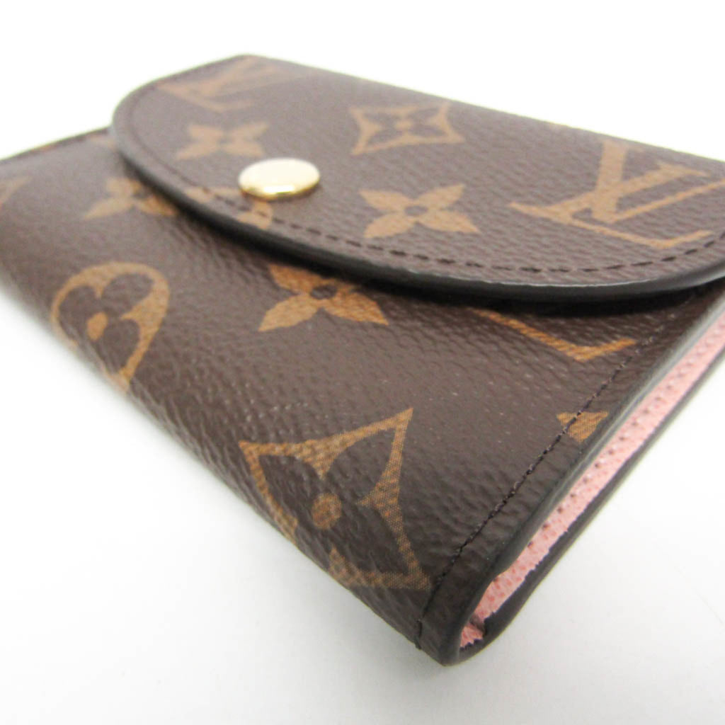Louis Vuitton Damier Rosalie Coin Purse N64423 Women's Damier Canvas Coin Purse/coin Case Brown,Rose Ballerine
