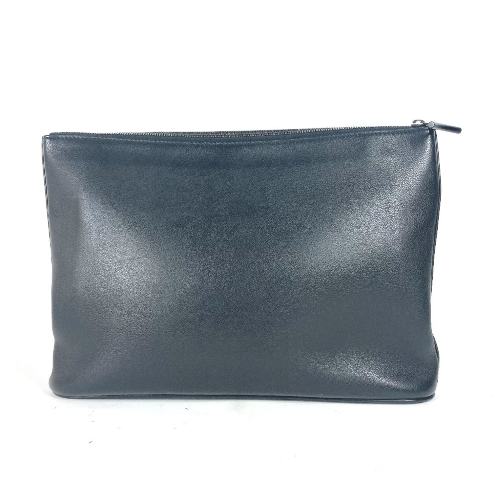 LOUIS VUITTON M63268 Dark Infinity Pochette Cosmos Pouch Clutch Bag Leather Men's Black — Like New
