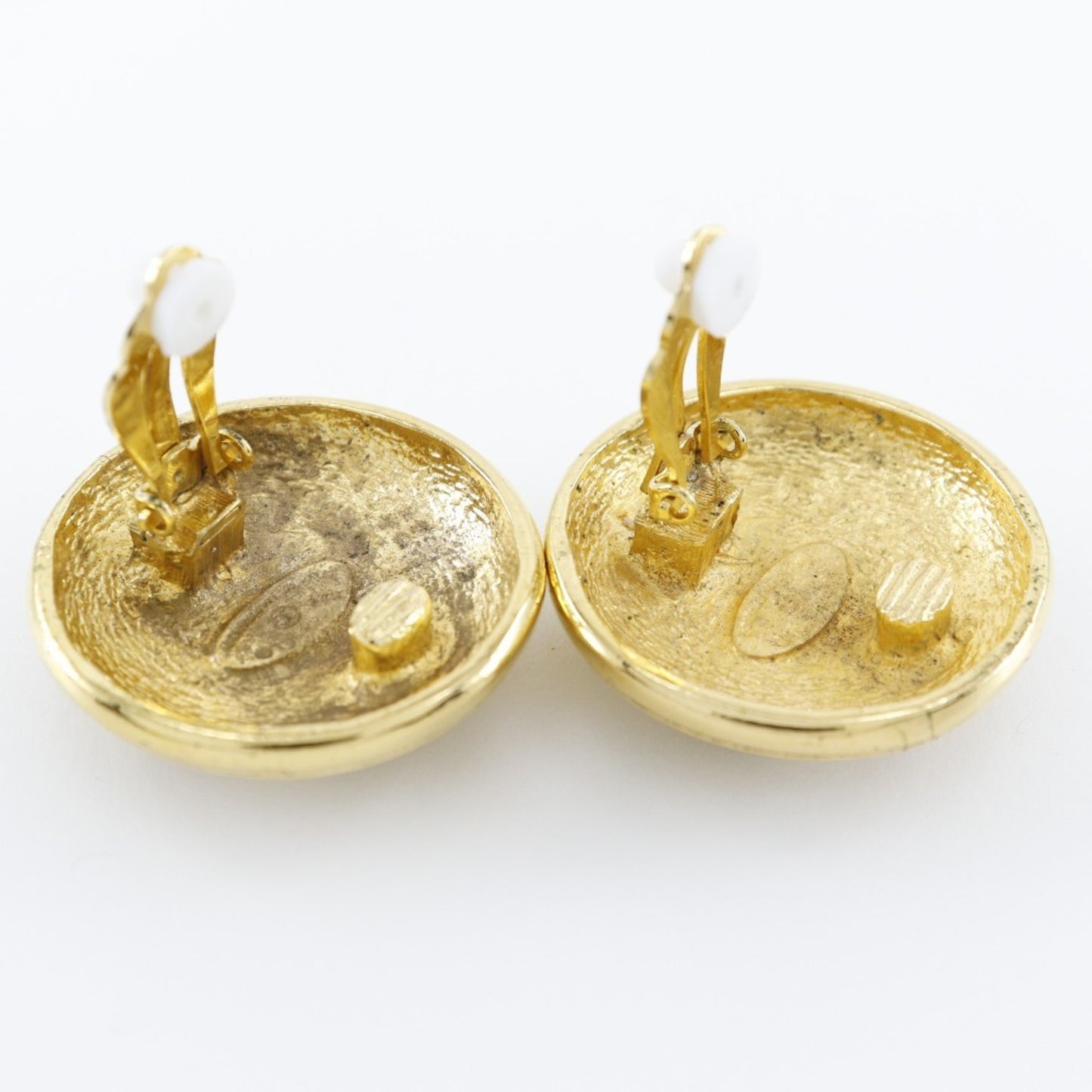 CHANEL COCO Mark earrings gold plated ladies