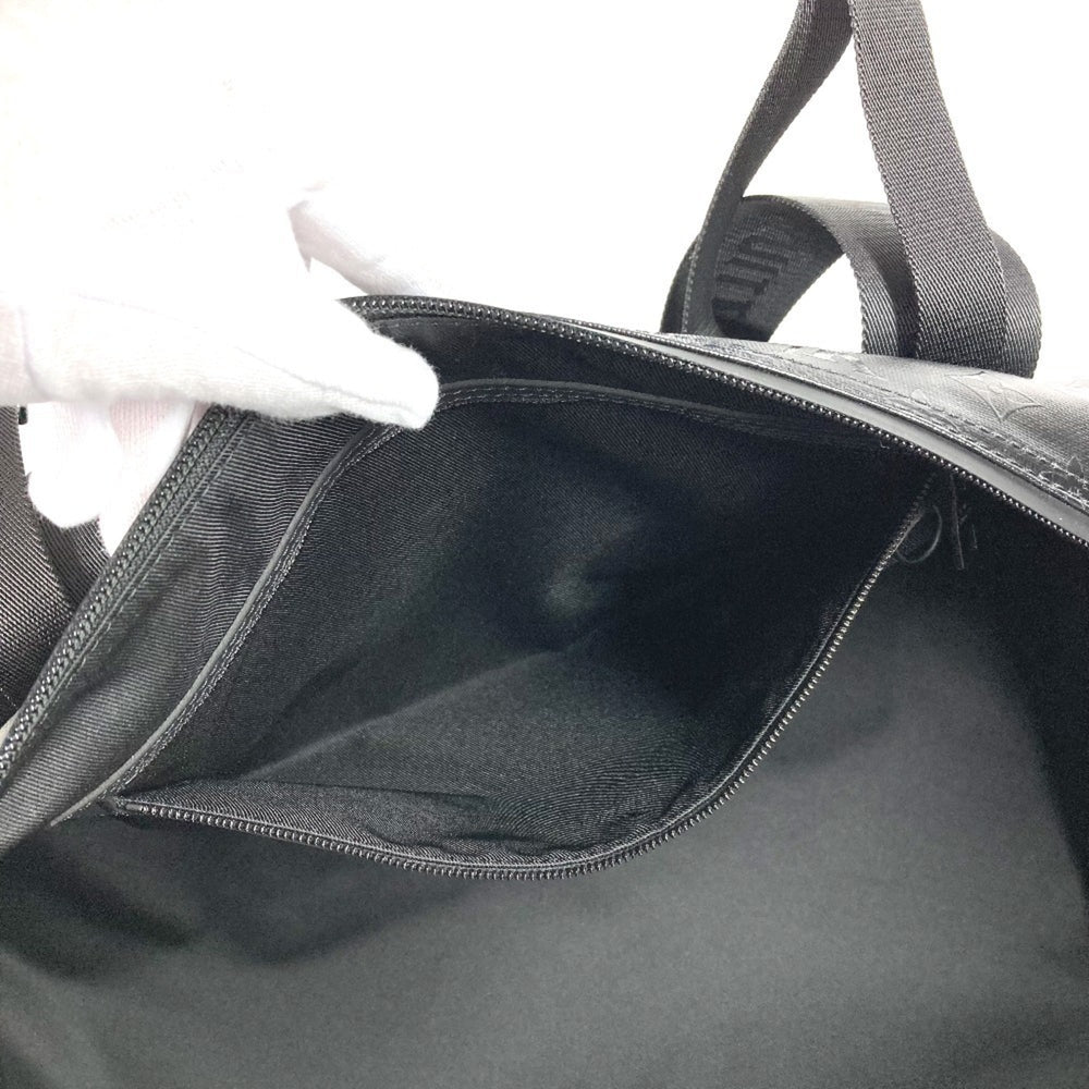 LOUIS VUITTON M23786 LV SKI Monogram Storm Keepall 55 Travel Bag, 2-Way Shoulder Bag/Boston Leather, Men's/Women's, Black, Like New — Like New