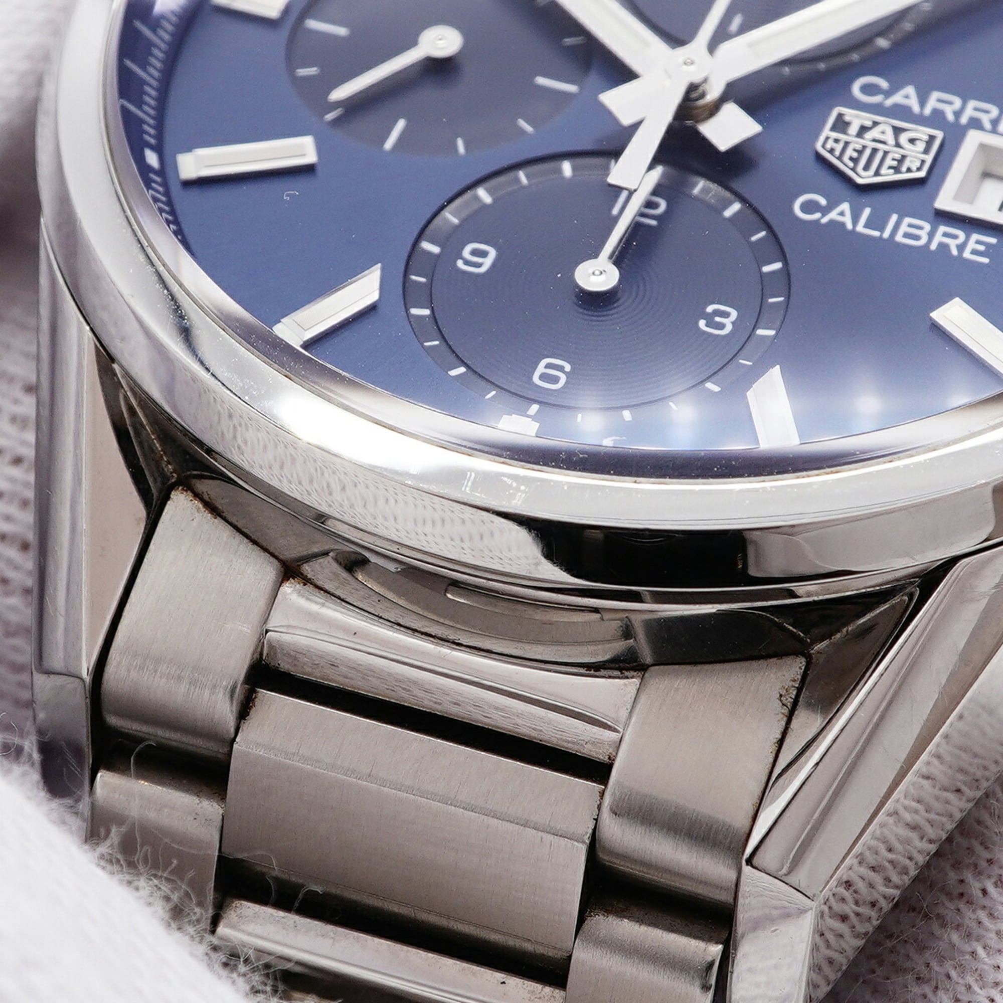 TAG Heuer Carrera Calibre 16 CBK2112 Blue Dial Men's Watch — Good