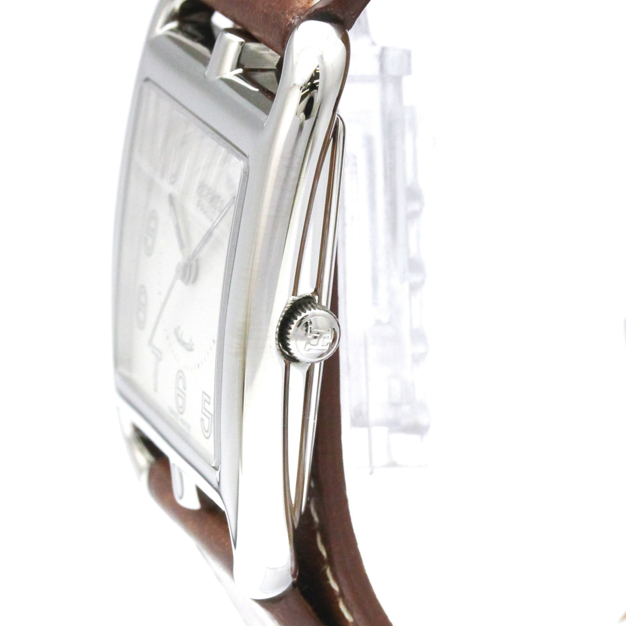 HERMES Cape Cod Double Tour Steel Automatic Mens Watch CC1.710 Polished — Very Good