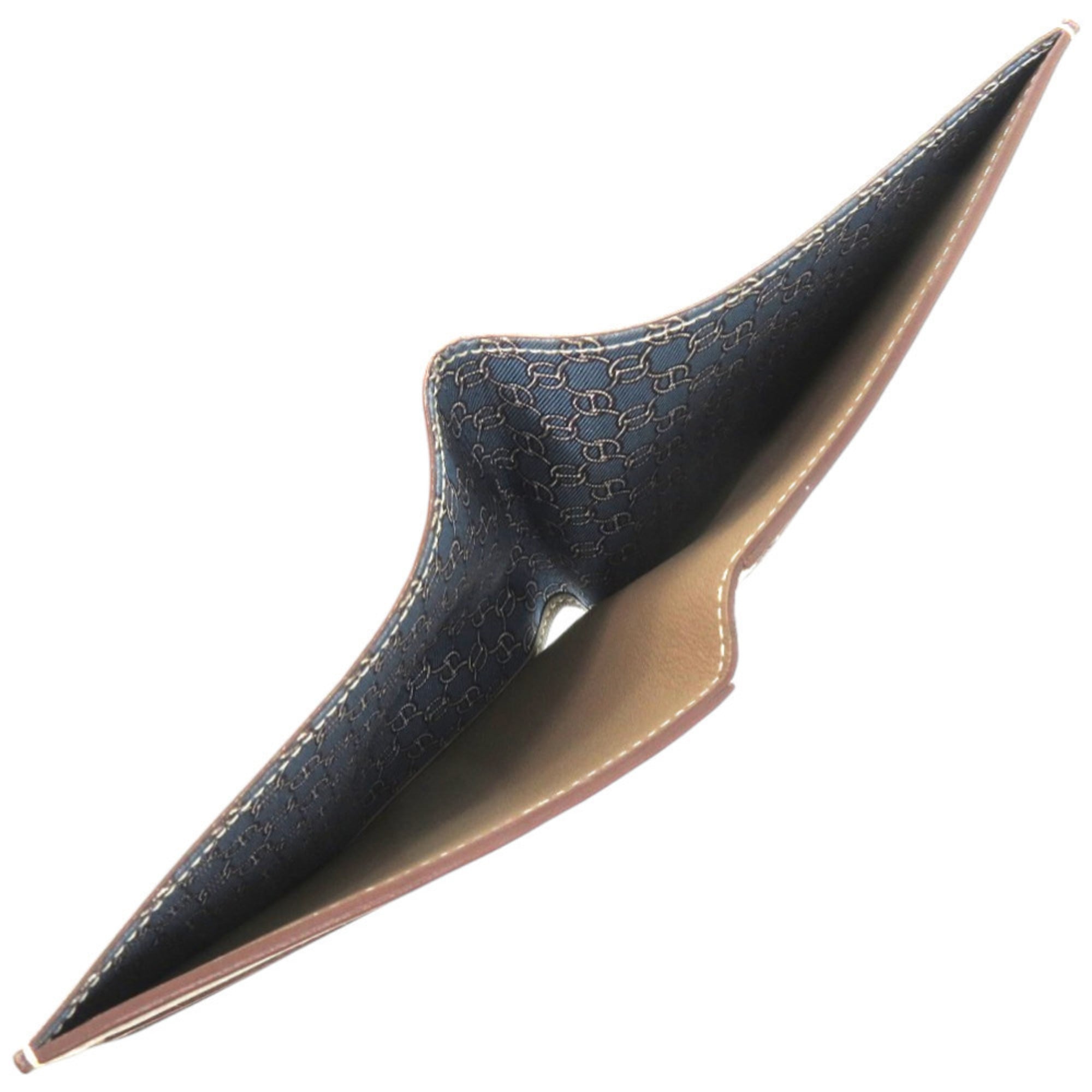 Hermes Excellent condition Hermès MC2 Citizen Twill Compact Swift Leather Etoupe Brown Bi-fold Wallet 1089