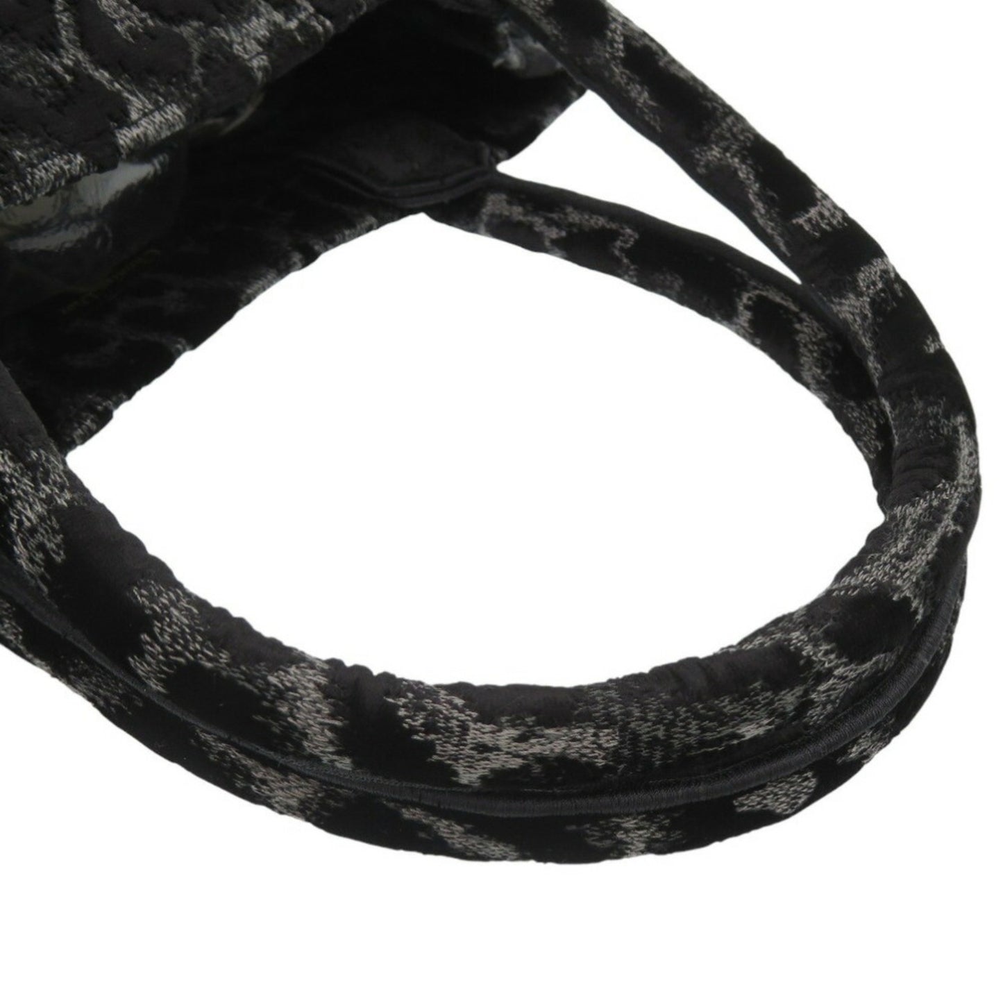 Christian Dior Velour Leopard Book Tote Medium Black 0003Christian