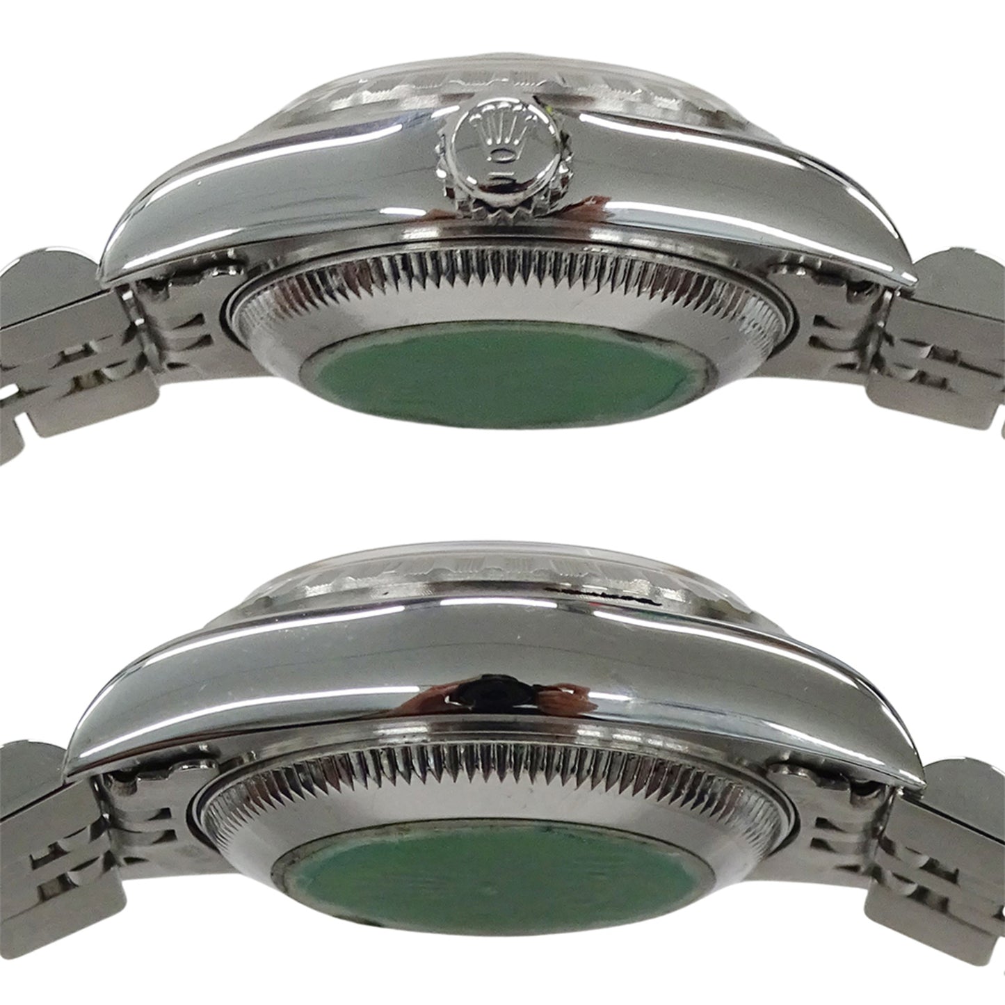 Rolex Oyster Perpetual Date 79240, A-series, Women's Automatic Watch, Stainless Steel, Silver/Black, Polished