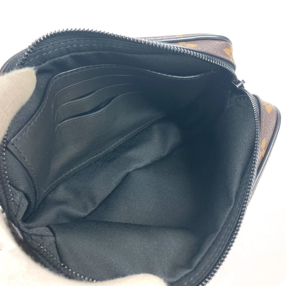 LOUIS VUITTON M44458 Monogram Solar Pochette Volga Clutch Bag Pouch Chain Strap Second Canvas Men's Women's Brown — Like New