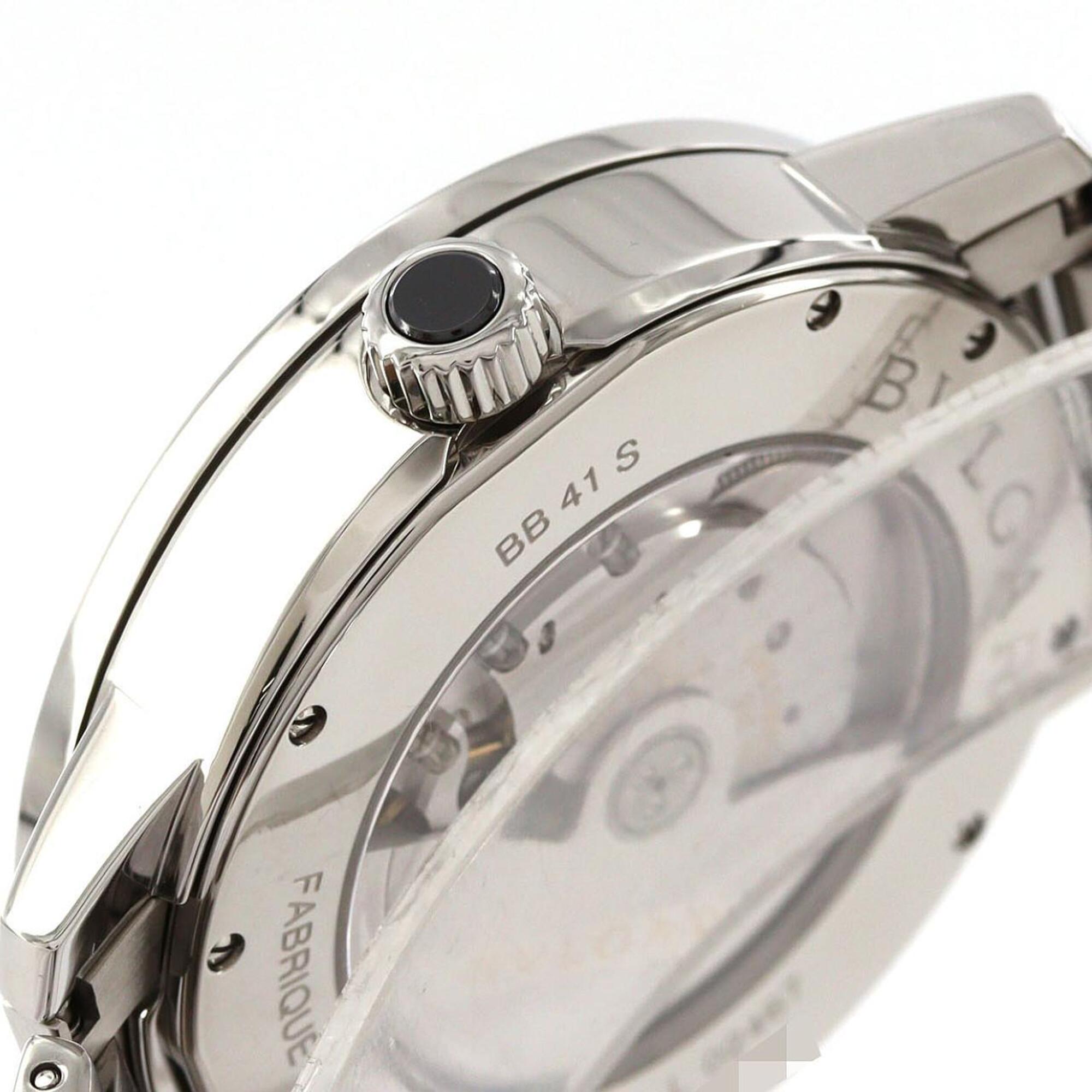 Bulgari BB41S BB41WSSD Stainless Steel Automatic Watch — Very Good