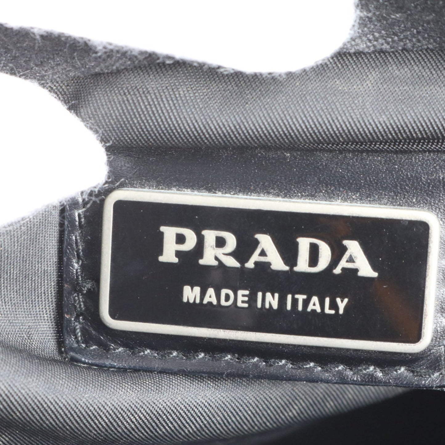 Prada Tessuto Nylon Triangle Logo Shoulder Bag Messenger for Men